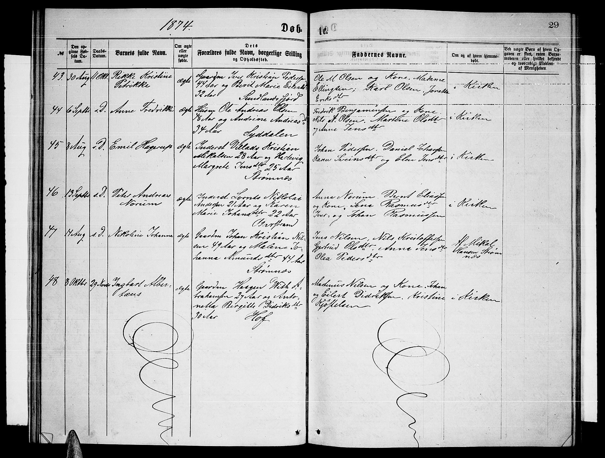 Ministerialprotokoller, klokkerbøker og fødselsregistre - Nordland, AV/SAT-A-1459/876/L1103: Parish register (copy) no. 876C02, 1870-1886, p. 29