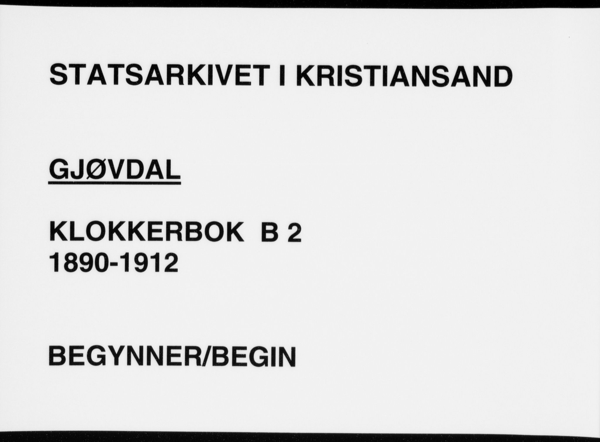 Åmli sokneprestkontor, AV/SAK-1111-0050/F/Fb/Fba/L0002: Parish register (copy) no. B 2, 1890-1912