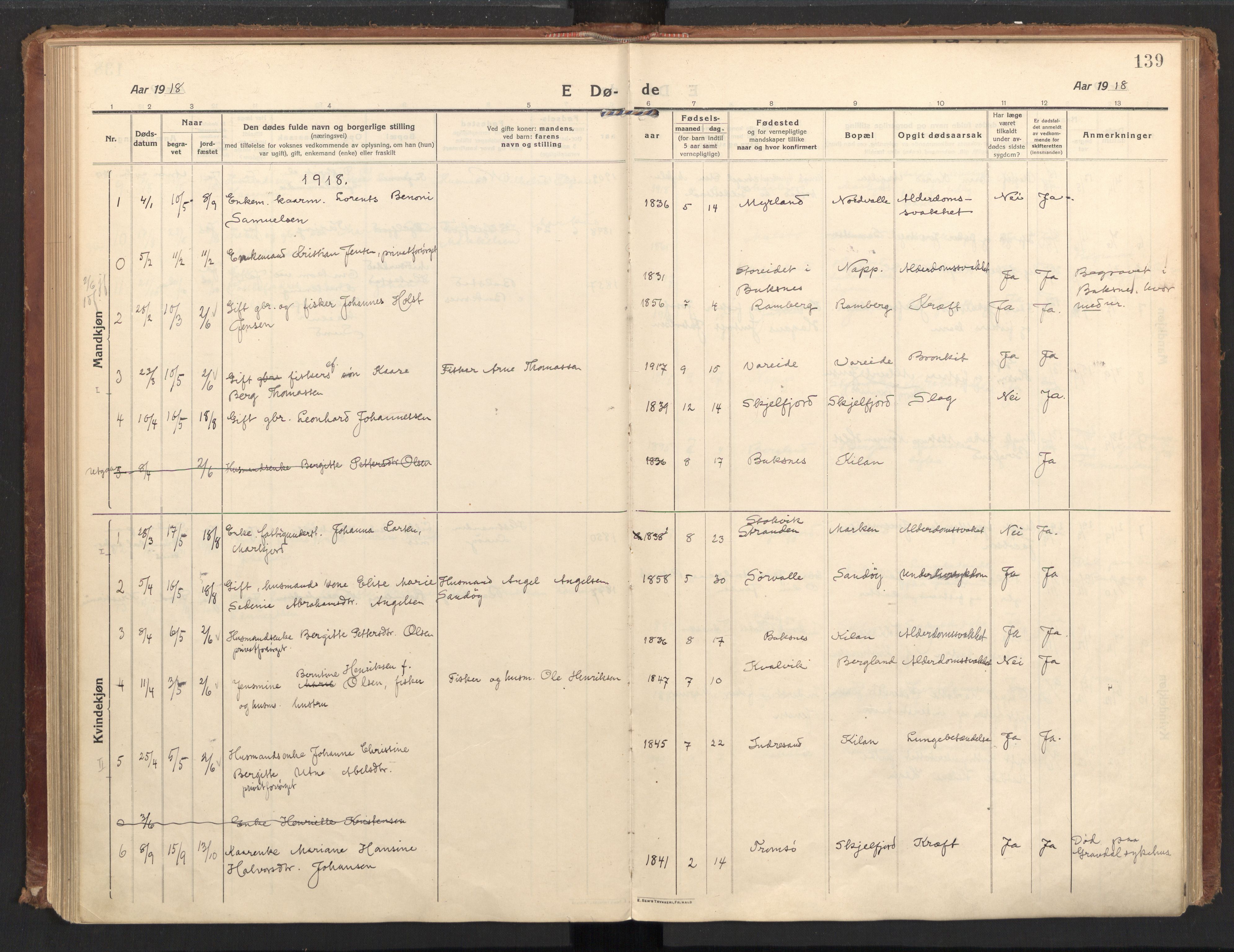 Ministerialprotokoller, klokkerbøker og fødselsregistre - Nordland, AV/SAT-A-1459/885/L1210: Parish register (official) no. 885A10, 1916-1926, p. 139