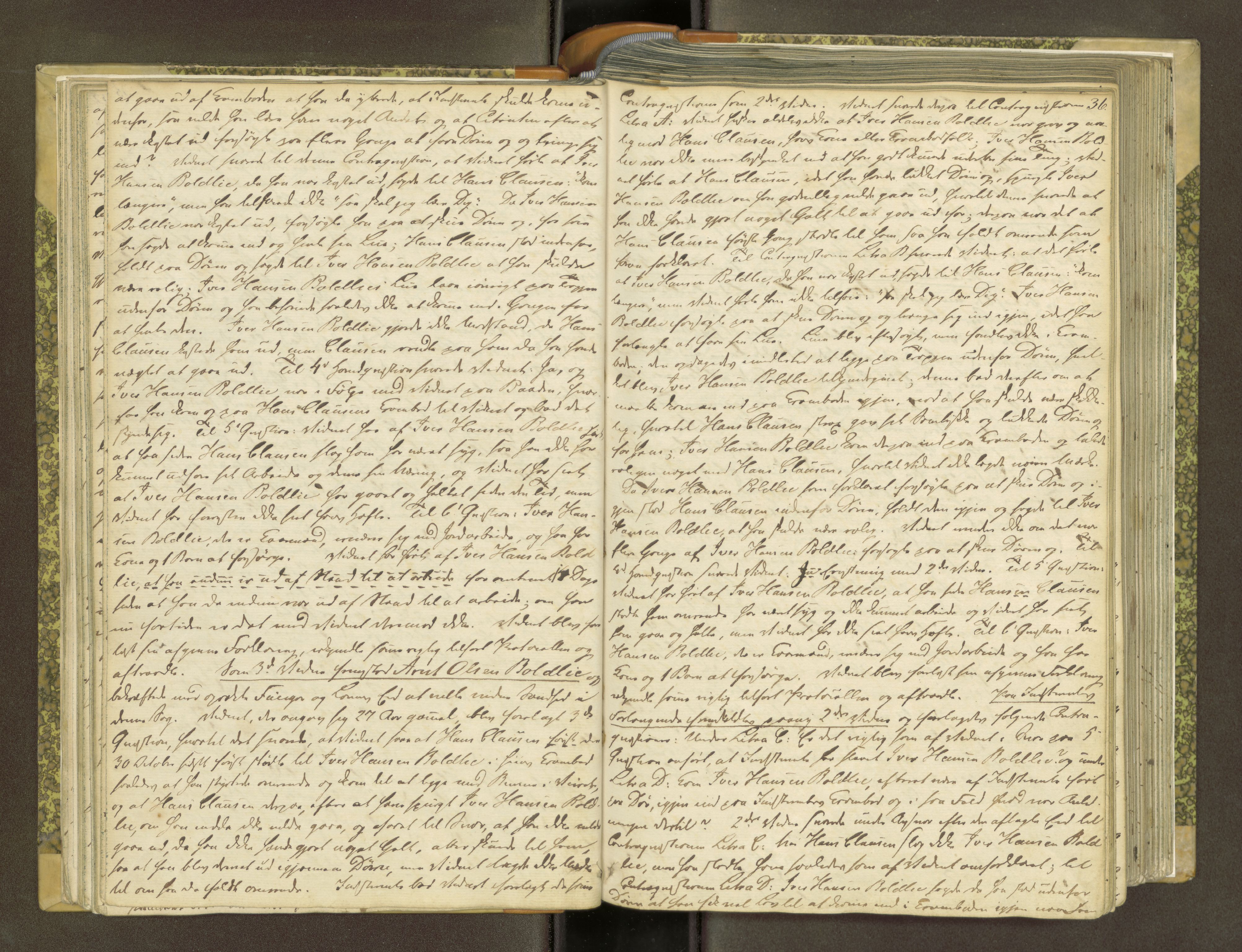 Kristiansund byfogd, AV/SAT-A-4587/A/01/L0011: Justisprotokoll. Aut. 31.07.1840, 1840-1842, p. 35b-36a