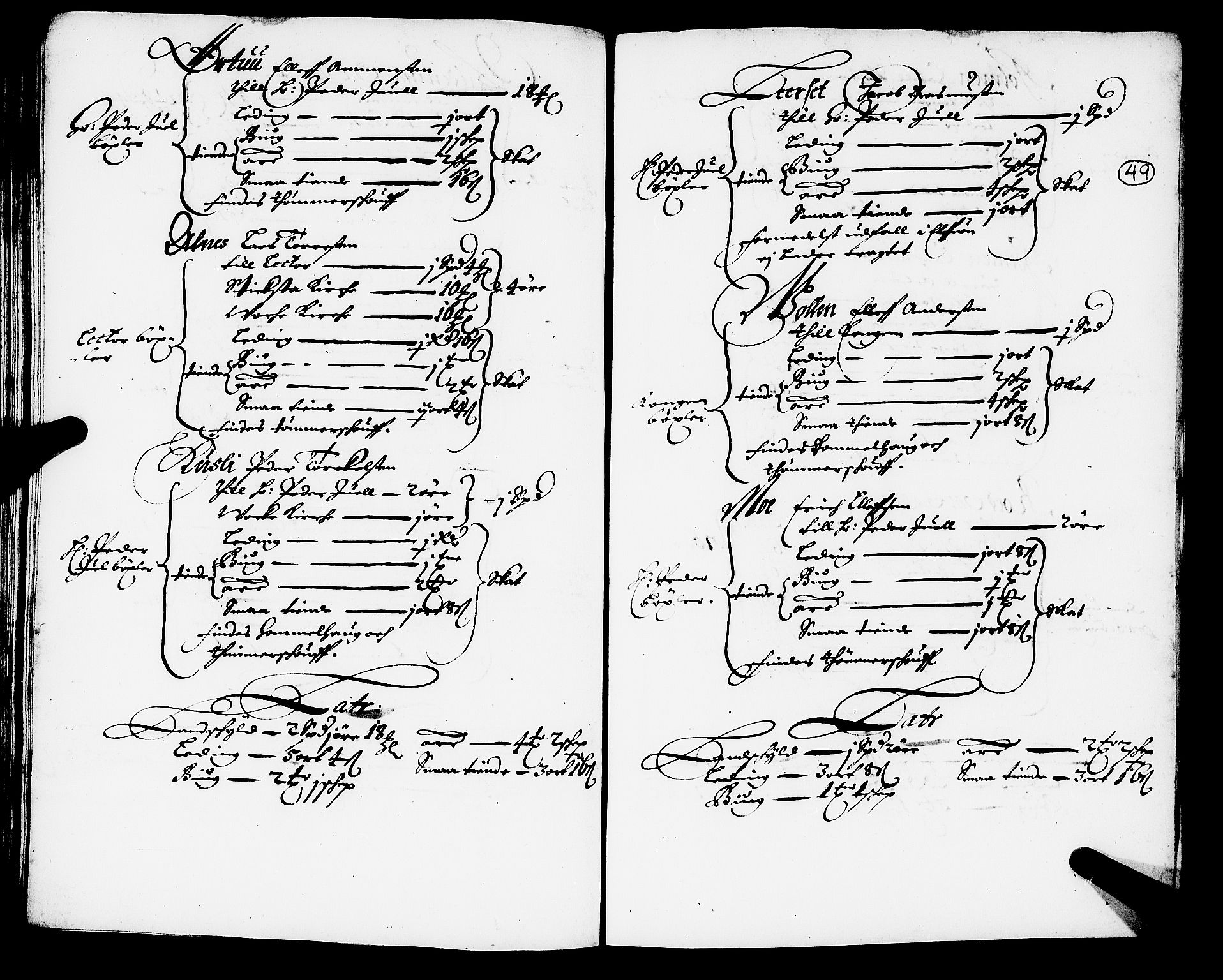 Rentekammeret inntil 1814, Realistisk ordnet avdeling, AV/RA-EA-4070/N/Nb/Nba/L0054: Stjørdal len, 1669, p. 48b-49a