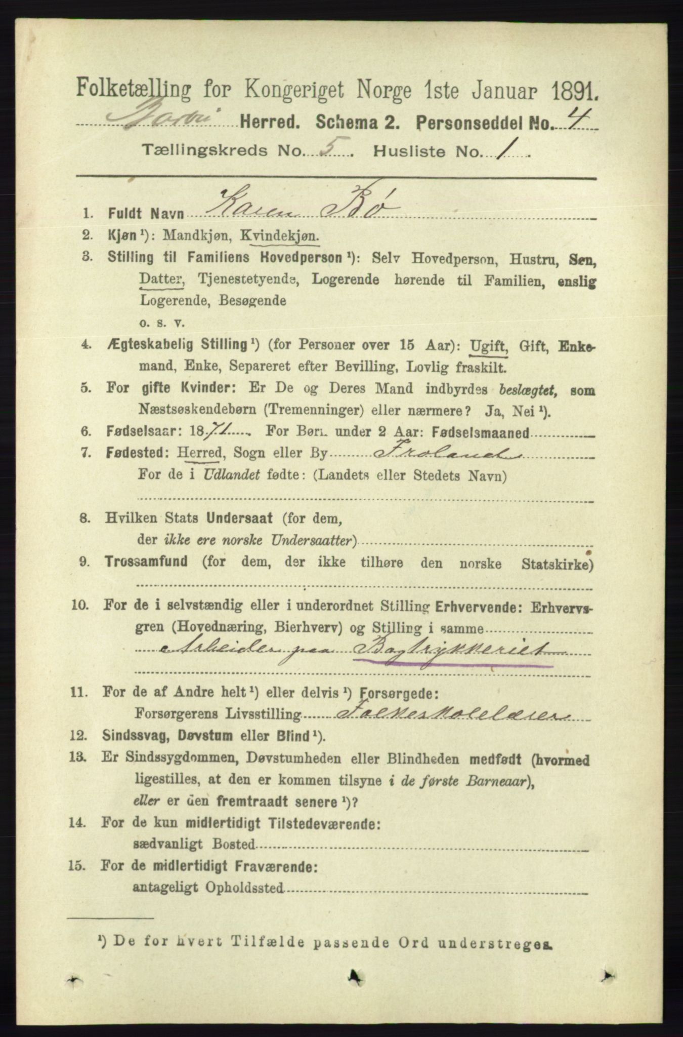 RA, 1891 census for 0990 Barbu, 1891, p. 3548