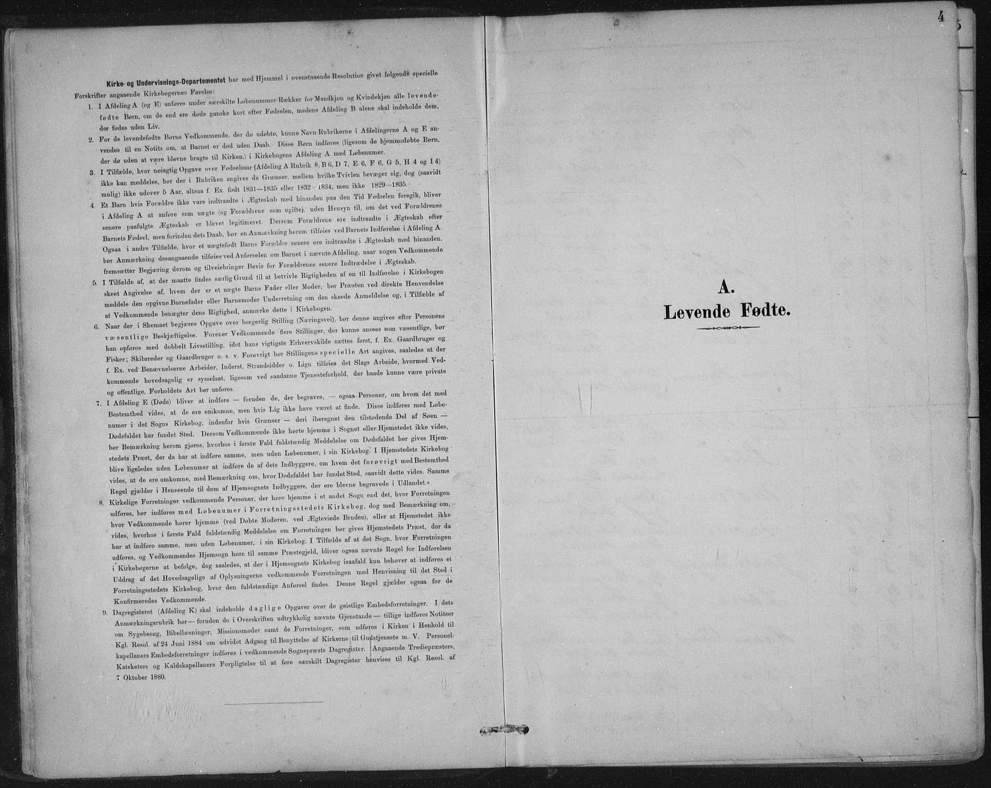 Nedstrand sokneprestkontor, SAST/A-101841/01/IV: Parish register (official) no. A 12, 1887-1915, p. 4