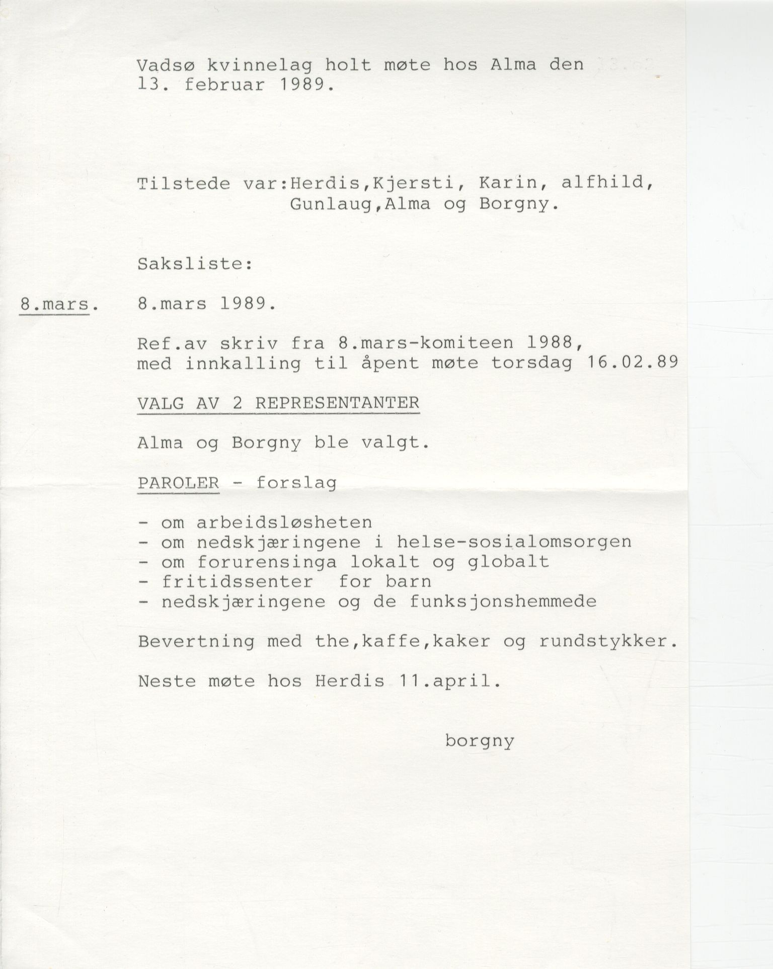 Vadsø Kvinnelag, FMFB/A-1054/A/L0003: Møteprotokoll, 1971-1980, p. 178