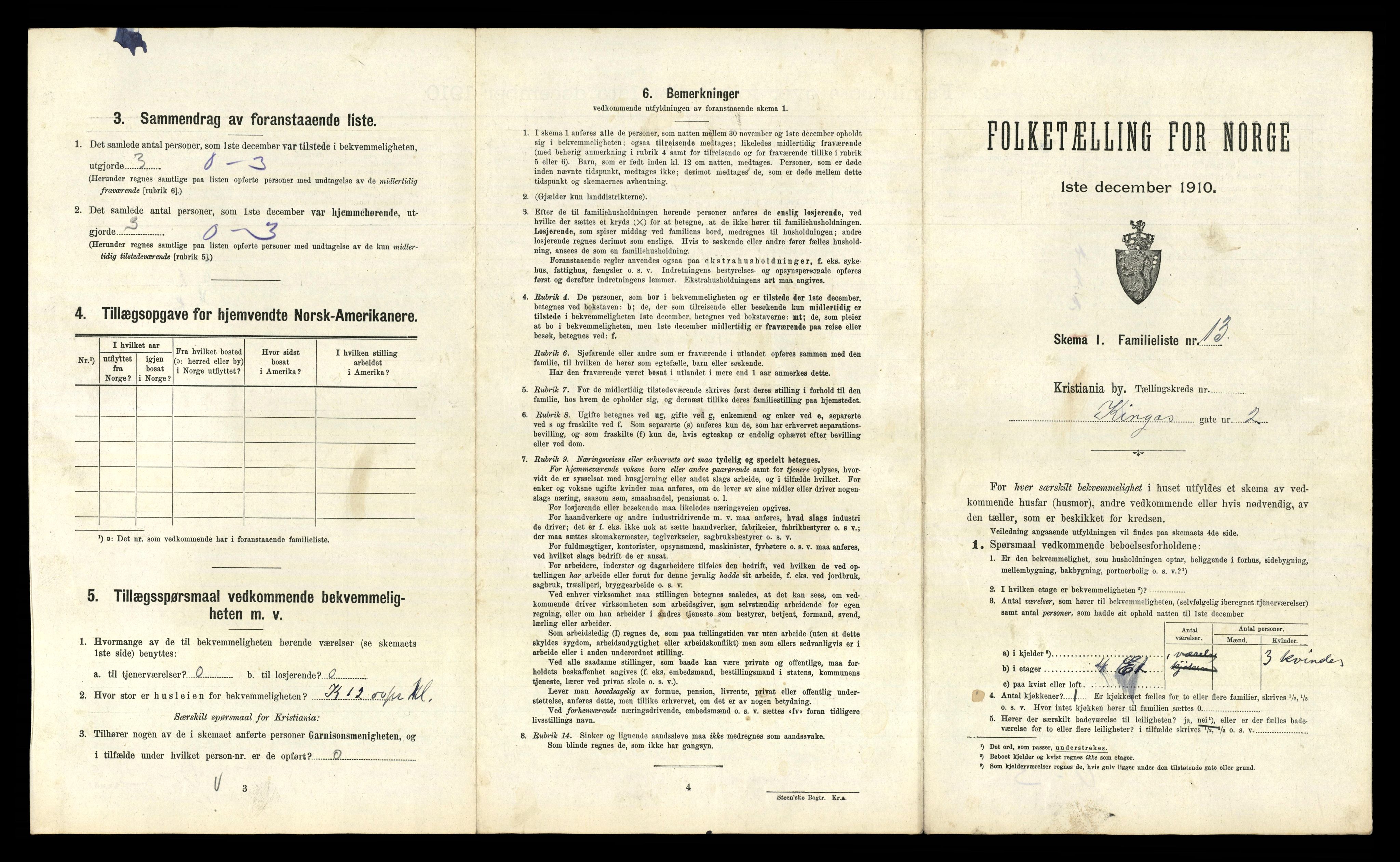 RA, 1910 census for Kristiania, 1910, p. 48169