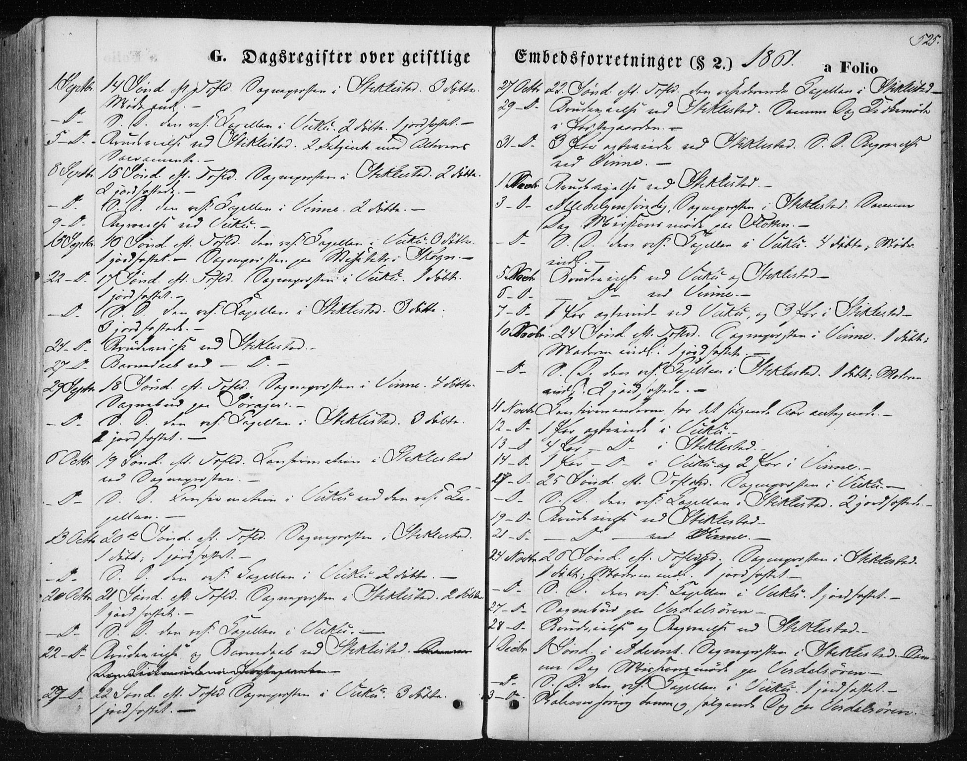 Ministerialprotokoller, klokkerbøker og fødselsregistre - Nord-Trøndelag, SAT/A-1458/723/L0241: Parish register (official) no. 723A10, 1860-1869, p. 525