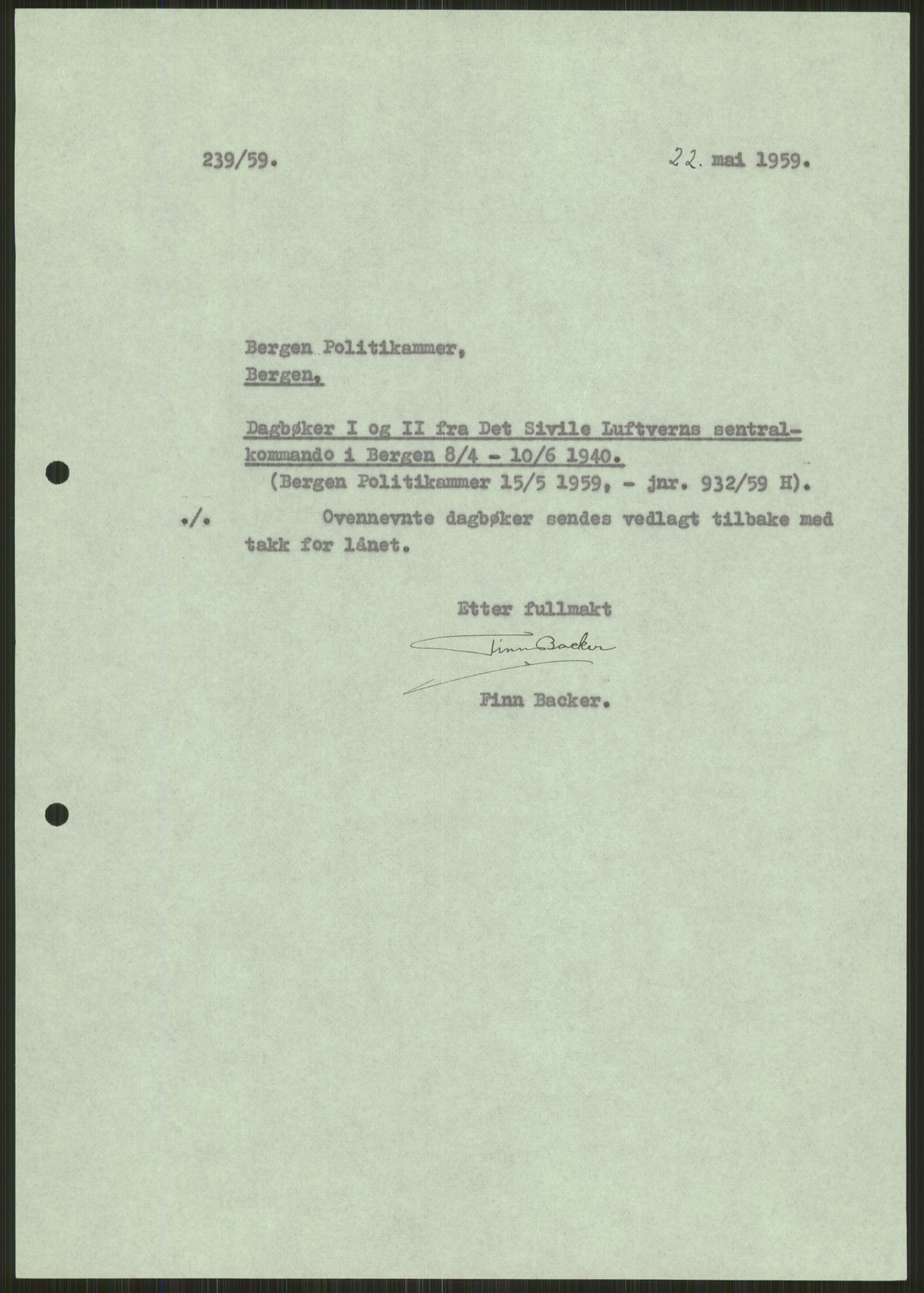 Forsvaret, Forsvarets krigshistoriske avdeling, AV/RA-RAFA-2017/Y/Ya/L0015: II-C-11-31 - Fylkesmenn.  Rapporter om krigsbegivenhetene 1940., 1940, p. 221