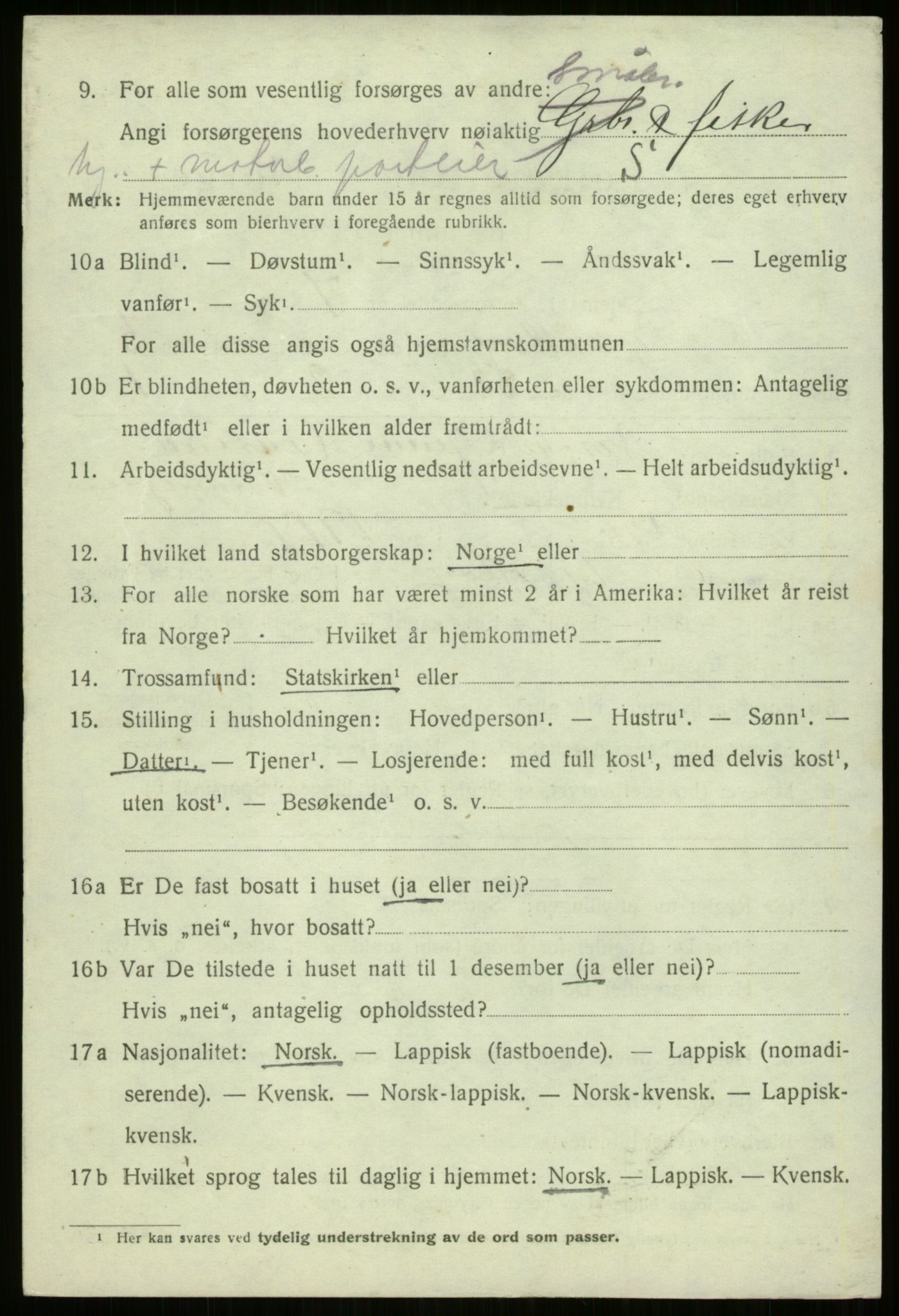 SATØ, 1920 census for Bjarkøy, 1920, p. 2672