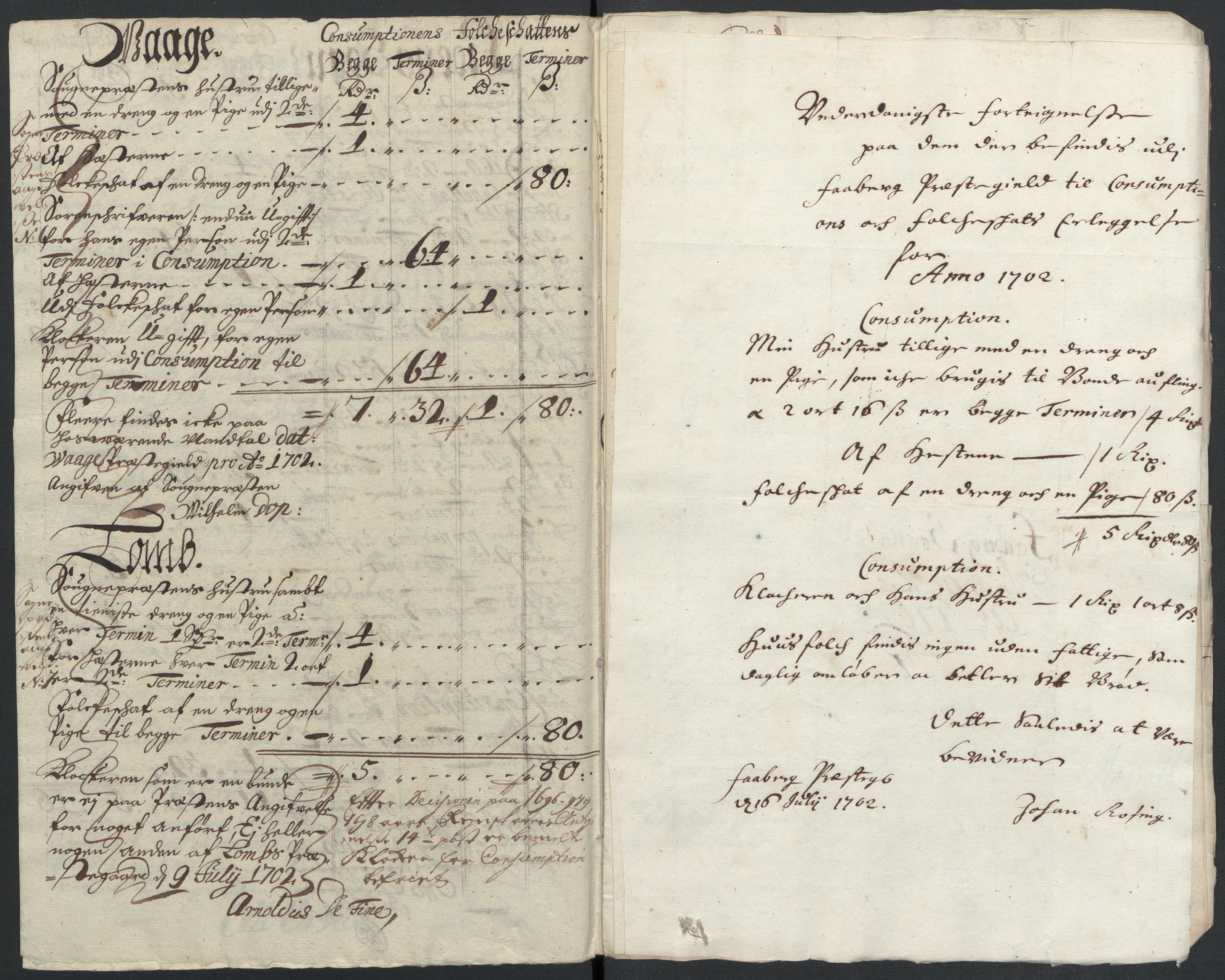 Rentekammeret inntil 1814, Reviderte regnskaper, Fogderegnskap, RA/EA-4092/R17/L1175: Fogderegnskap Gudbrandsdal, 1702, p. 125