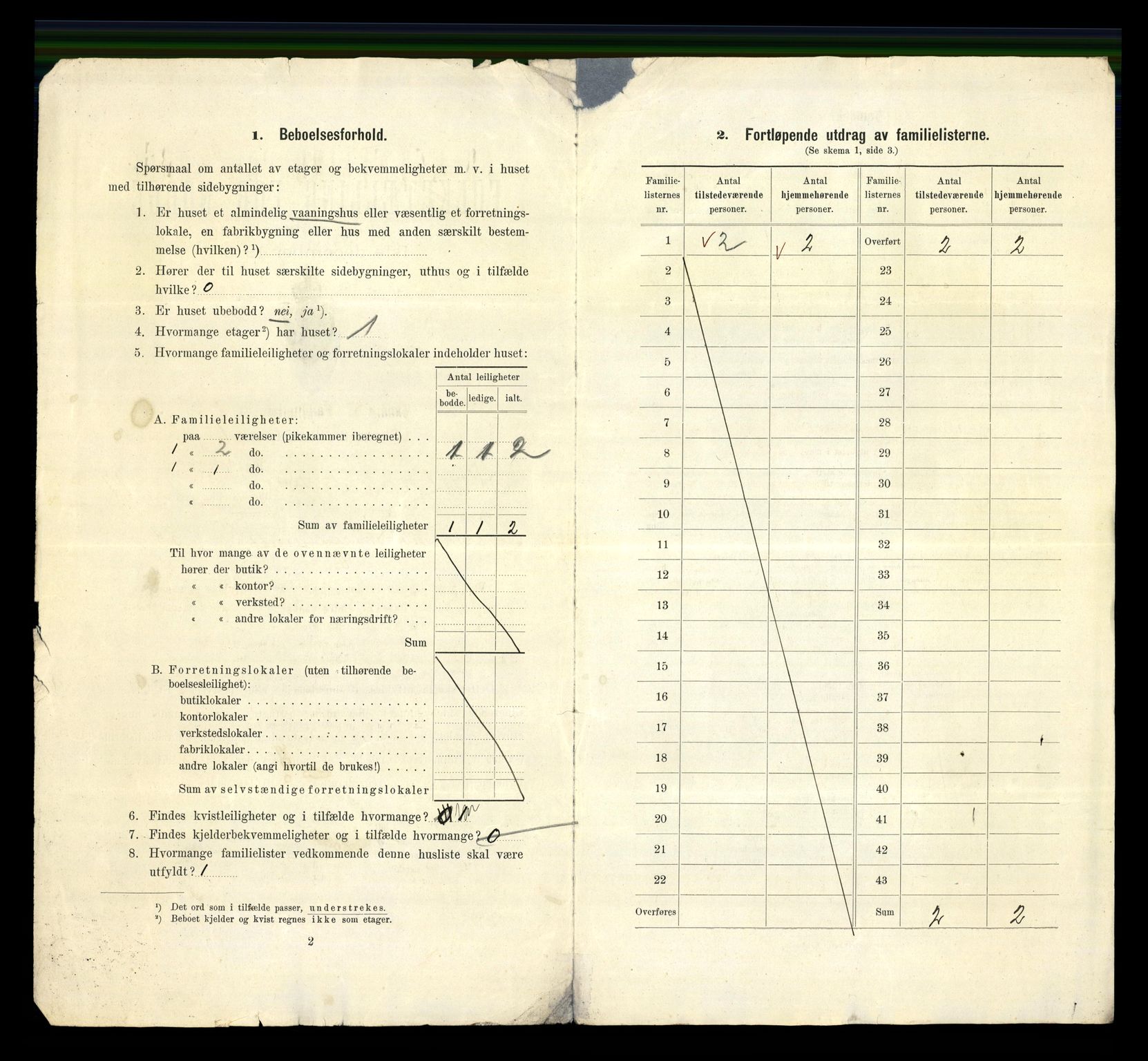 RA, 1910 census for Kristiansand, 1910, p. 4105