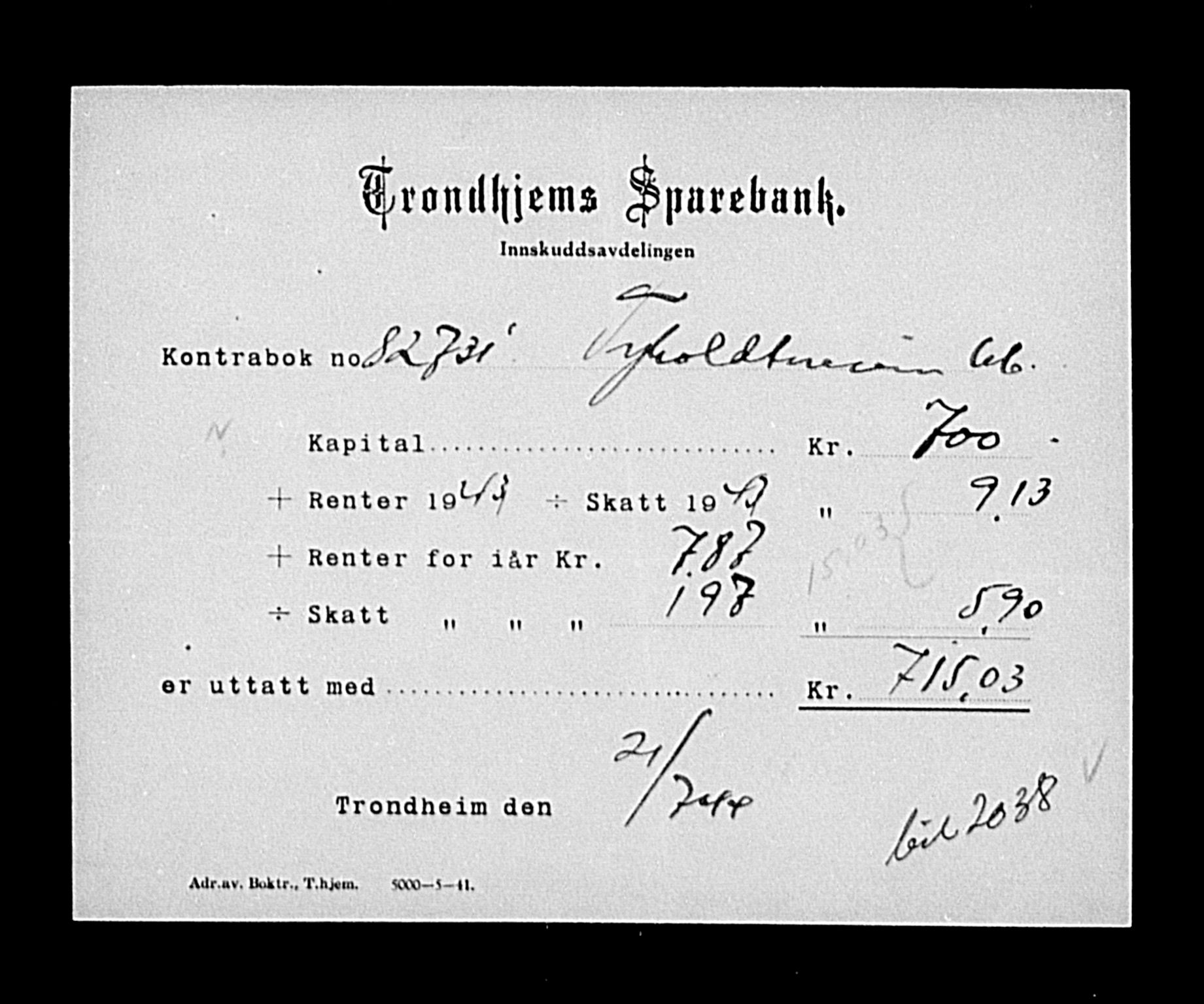 Justisdepartementet, Tilbakeføringskontoret for inndratte formuer, AV/RA-S-1564/H/Hc/Hca/L0892: --, 1945-1947, p. 474