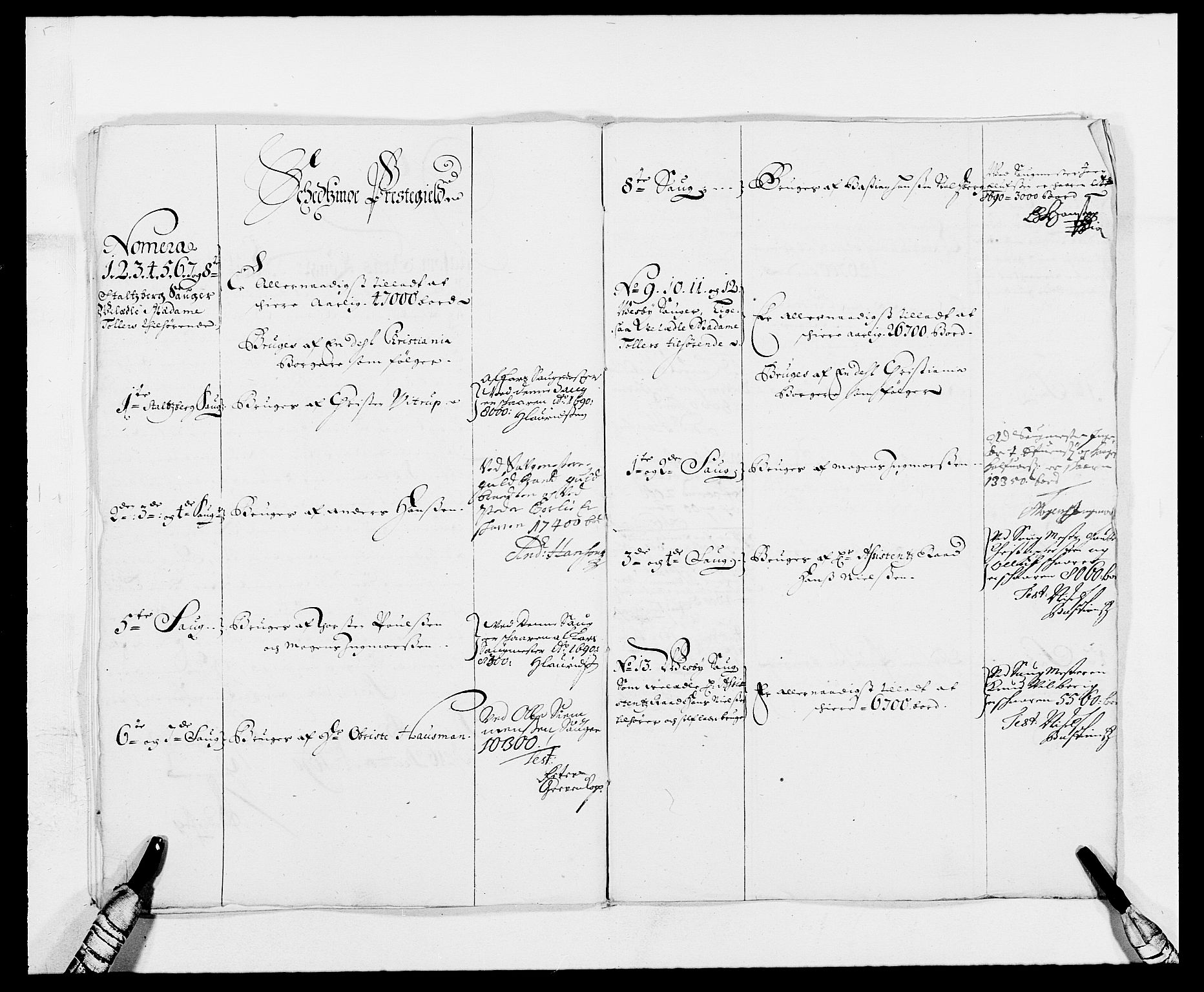 Rentekammeret inntil 1814, Reviderte regnskaper, Fogderegnskap, AV/RA-EA-4092/R11/L0574: Fogderegnskap Nedre Romerike, 1689-1690, p. 380