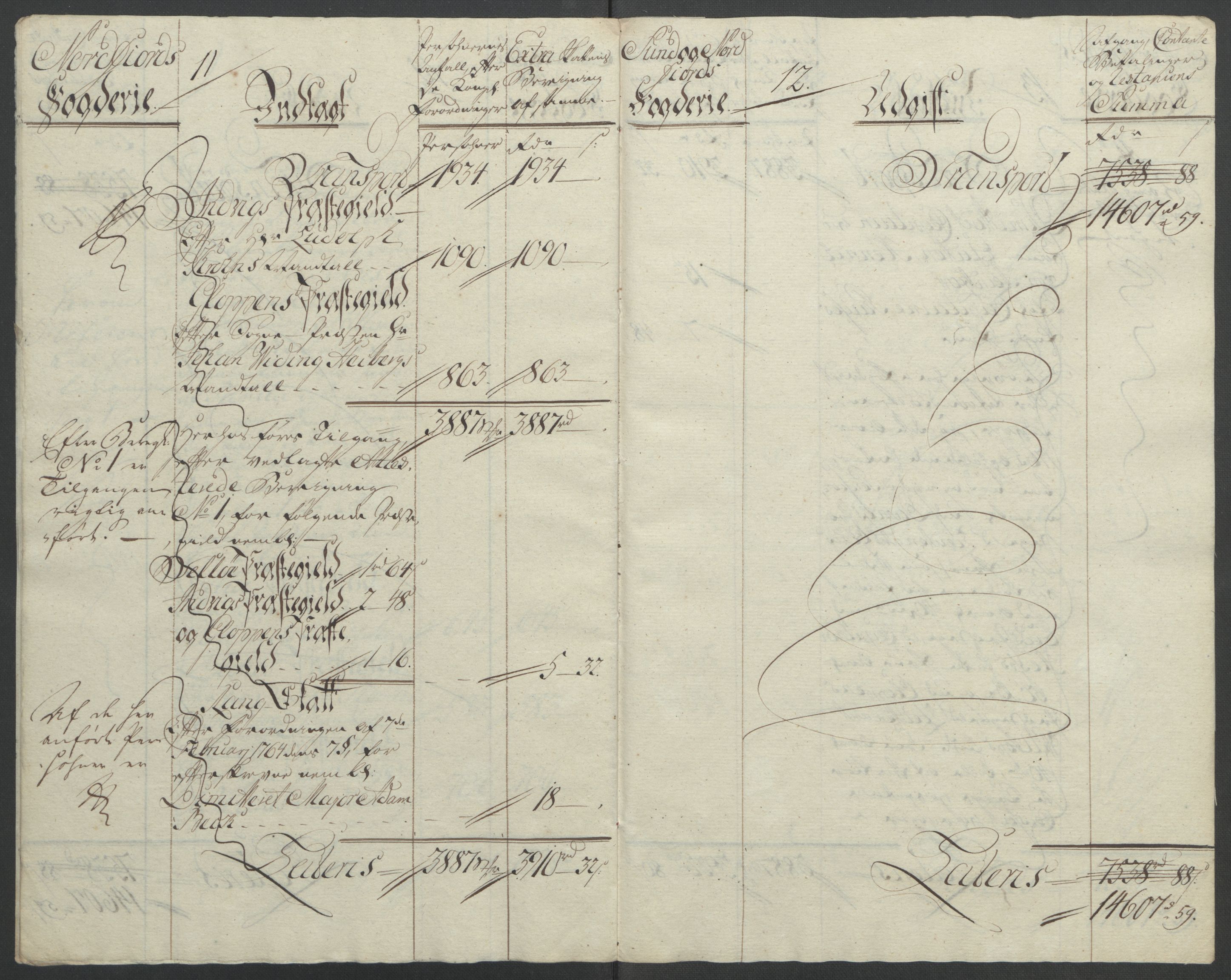 Rentekammeret inntil 1814, Reviderte regnskaper, Fogderegnskap, AV/RA-EA-4092/R53/L3550: Ekstraskatten Sunn- og Nordfjord, 1762-1771, p. 142