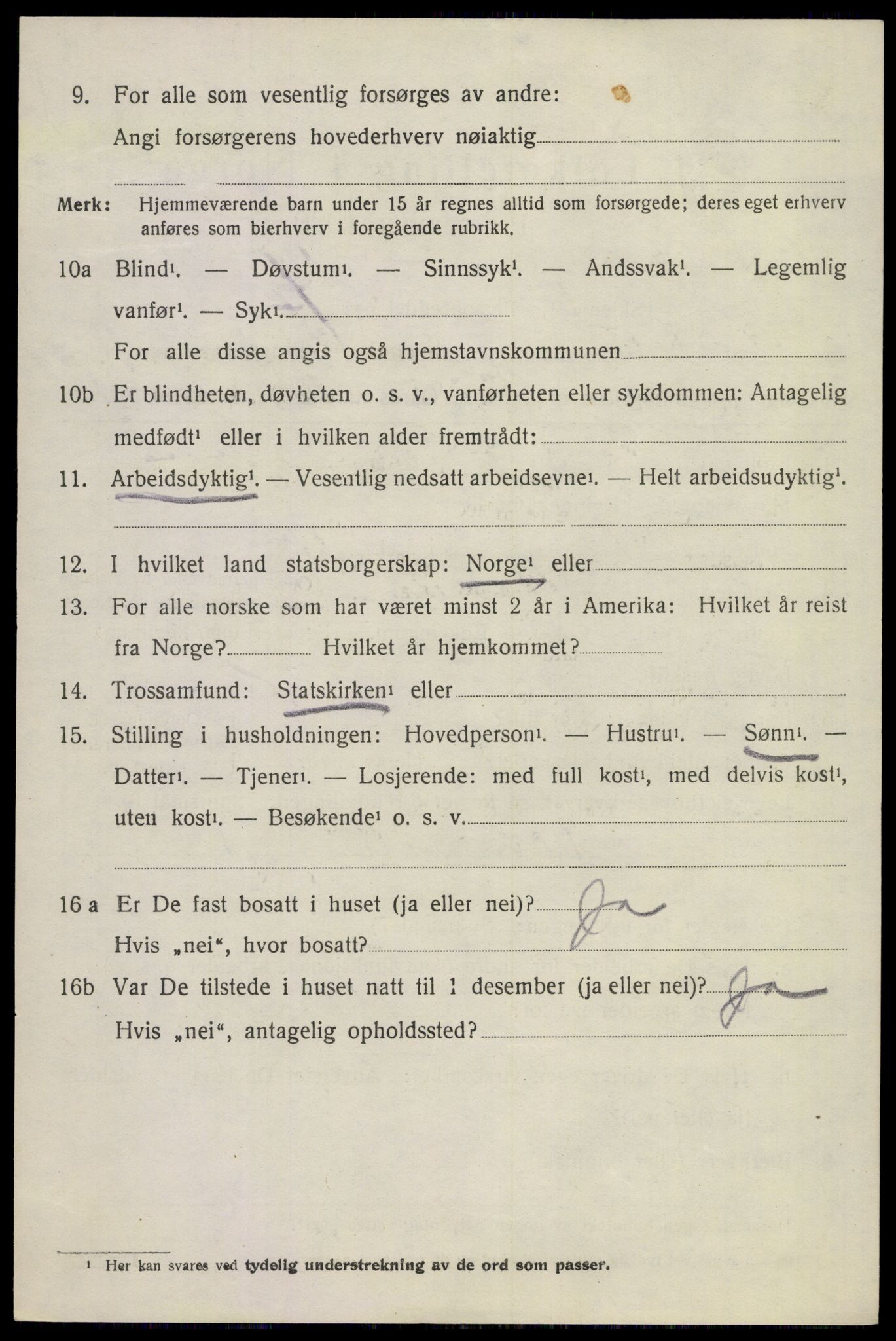 SAKO, 1920 census for Hedrum, 1920, p. 10208