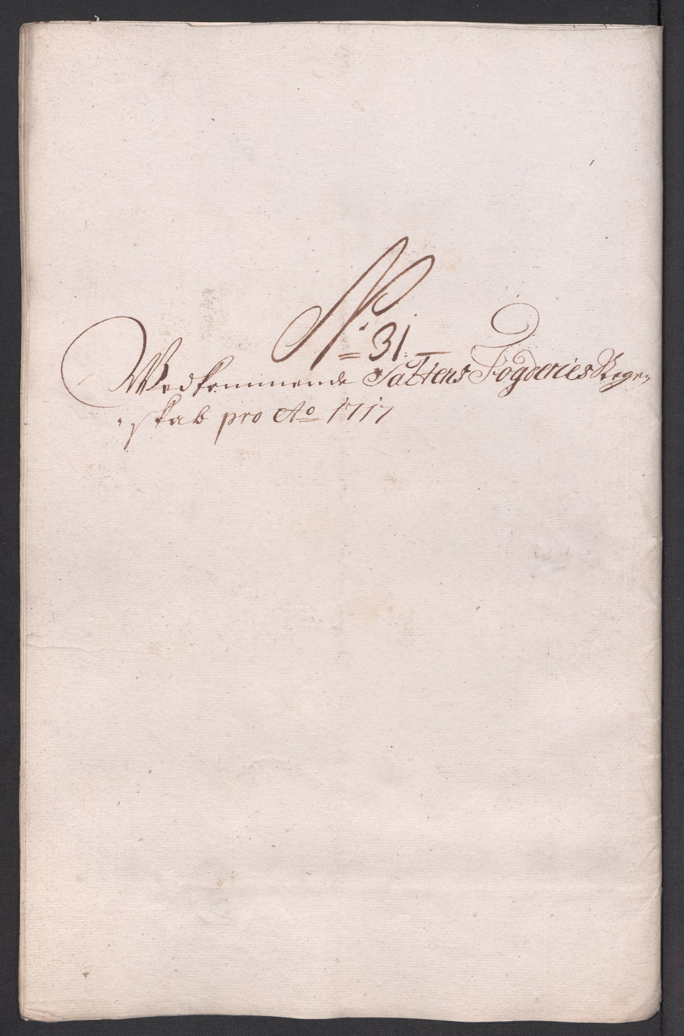 Rentekammeret inntil 1814, Reviderte regnskaper, Fogderegnskap, AV/RA-EA-4092/R66/L4587: Fogderegnskap Salten, 1717, p. 235