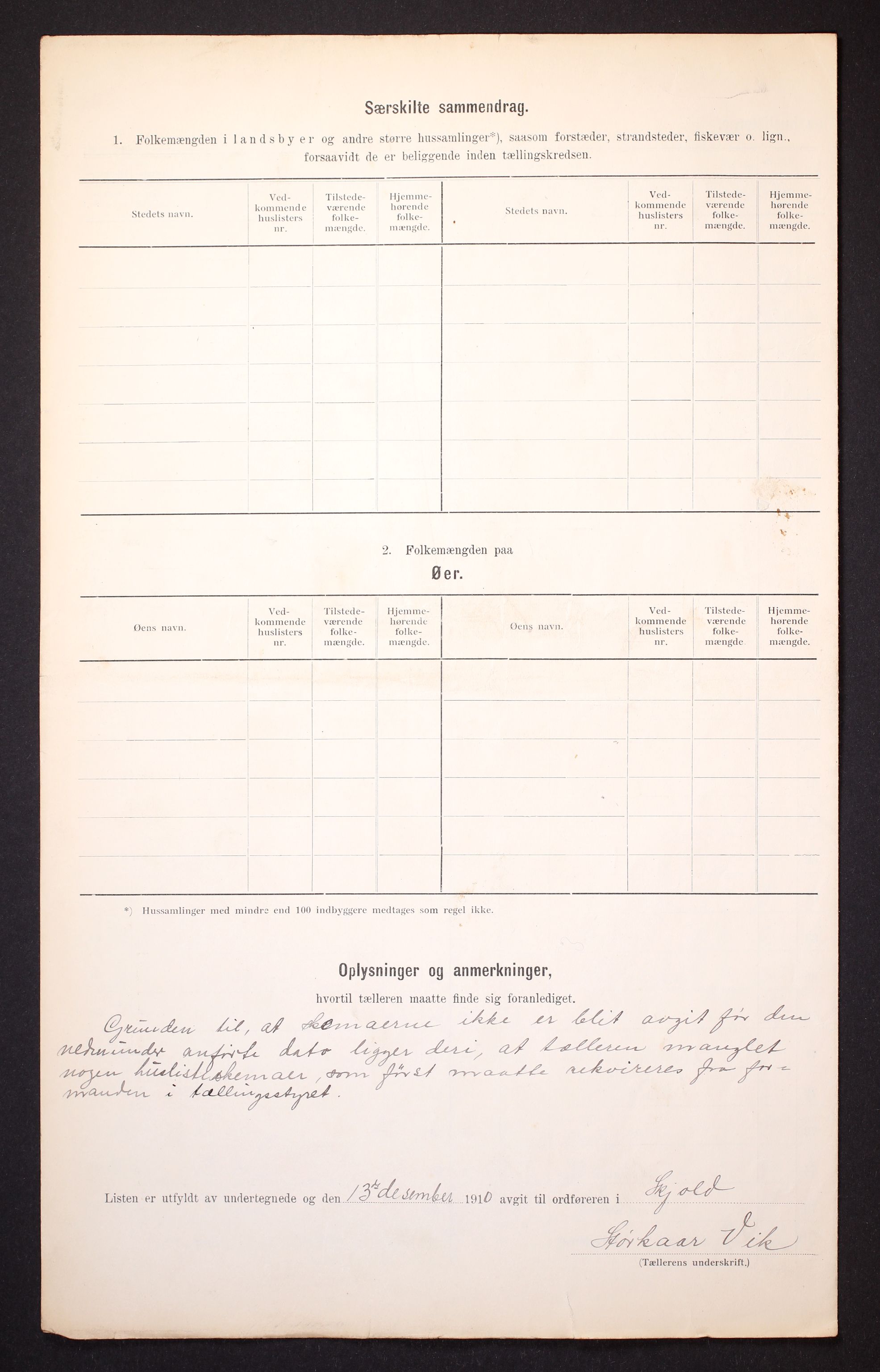 RA, 1910 census for Skjold, 1910, p. 24