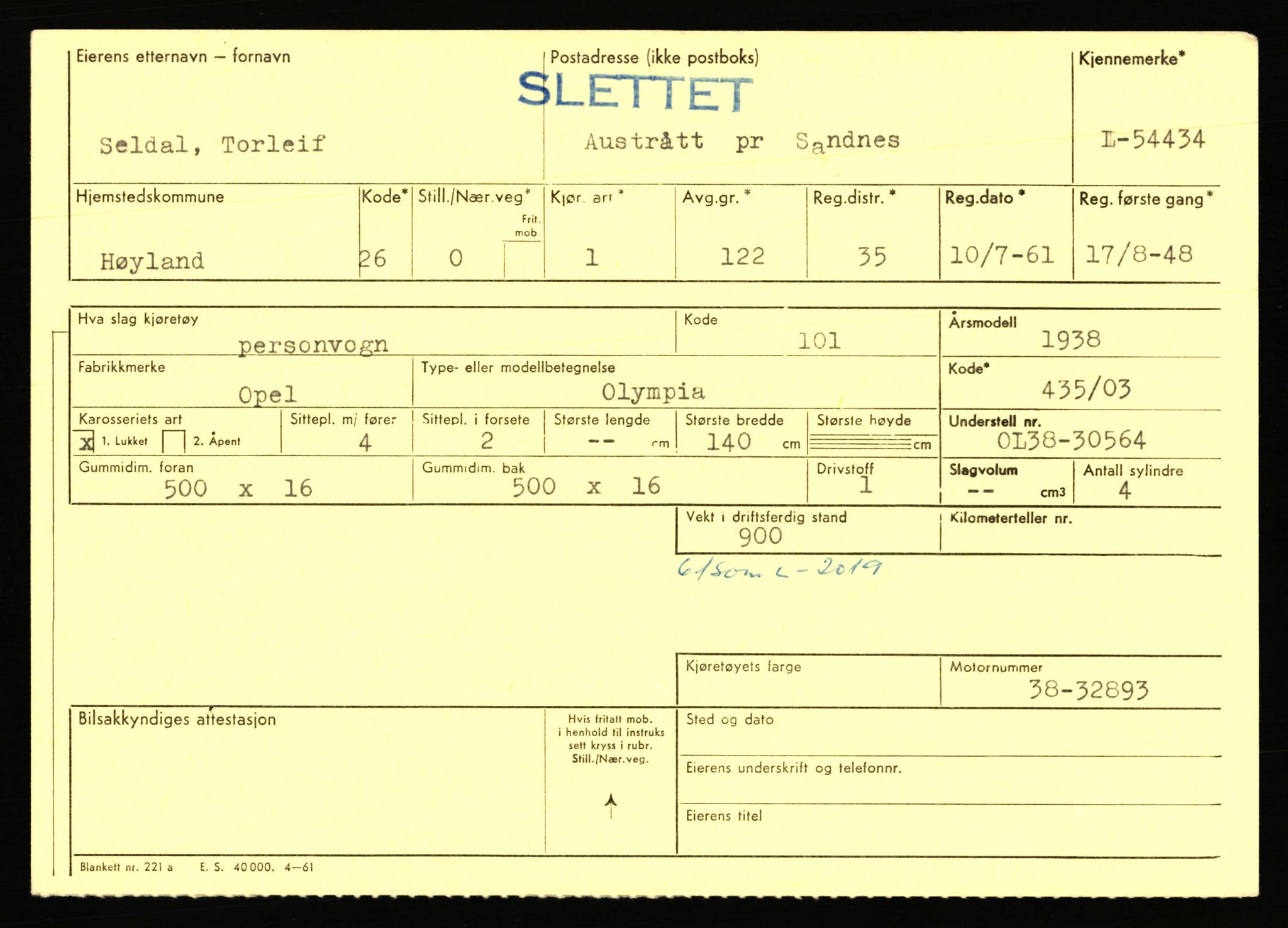 Stavanger trafikkstasjon, AV/SAST-A-101942/0/F/L0054: L-54200 - L-55699, 1930-1971, p. 489