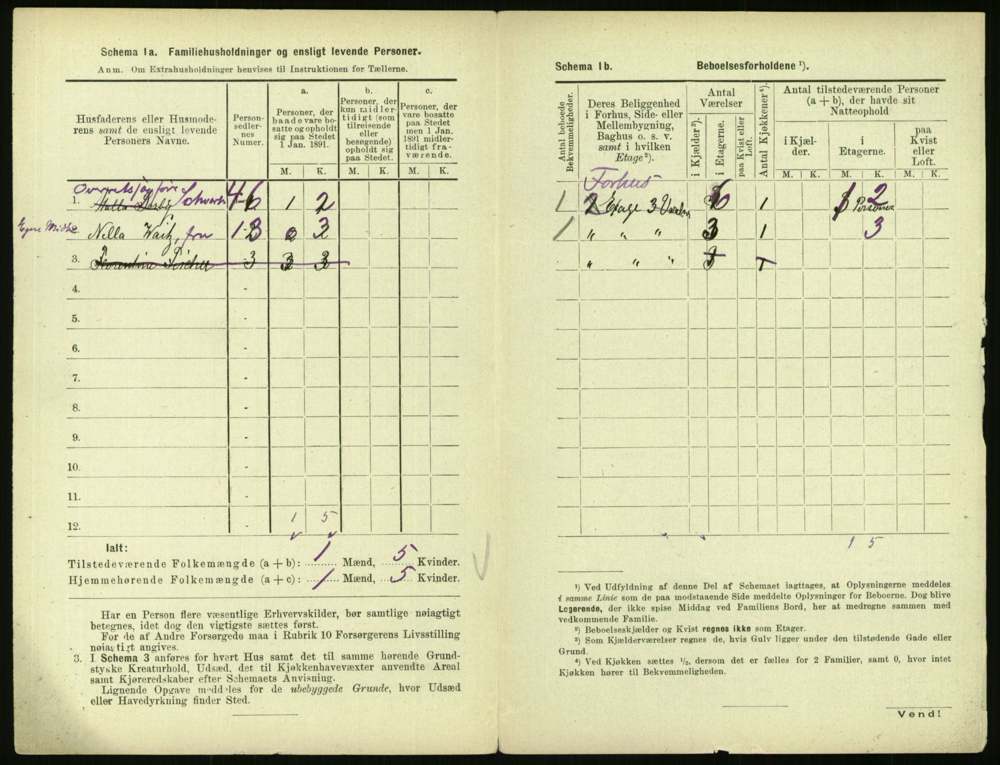 RA, 1891 census for 0301 Kristiania, 1891, p. 37375