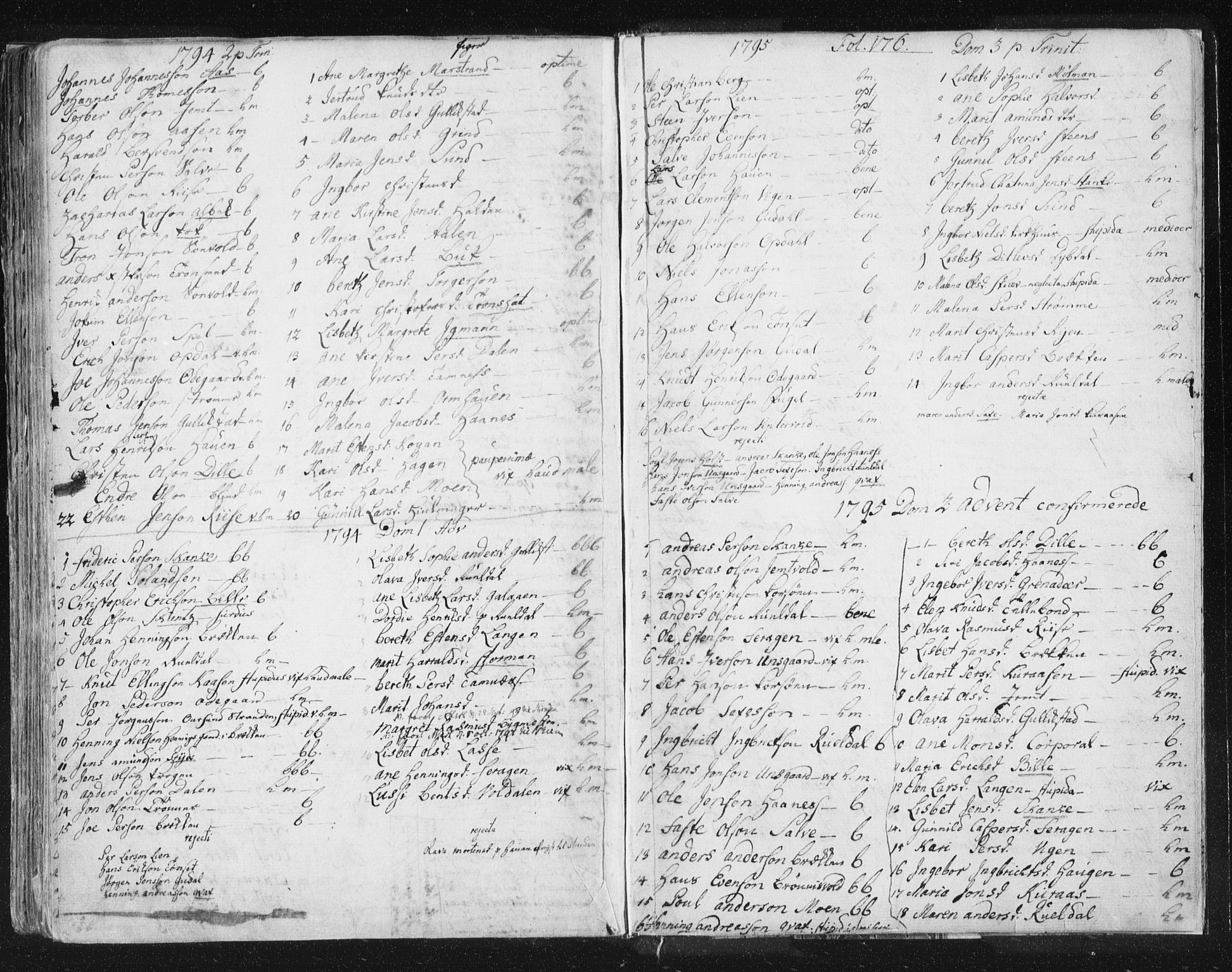 Ministerialprotokoller, klokkerbøker og fødselsregistre - Sør-Trøndelag, SAT/A-1456/681/L0926: Parish register (official) no. 681A04, 1767-1797, p. 176