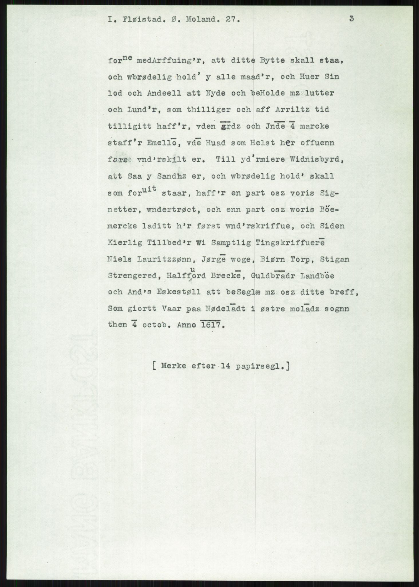 Samlinger til kildeutgivelse, Diplomavskriftsamlingen, AV/RA-EA-4053/H/Ha, p. 2097