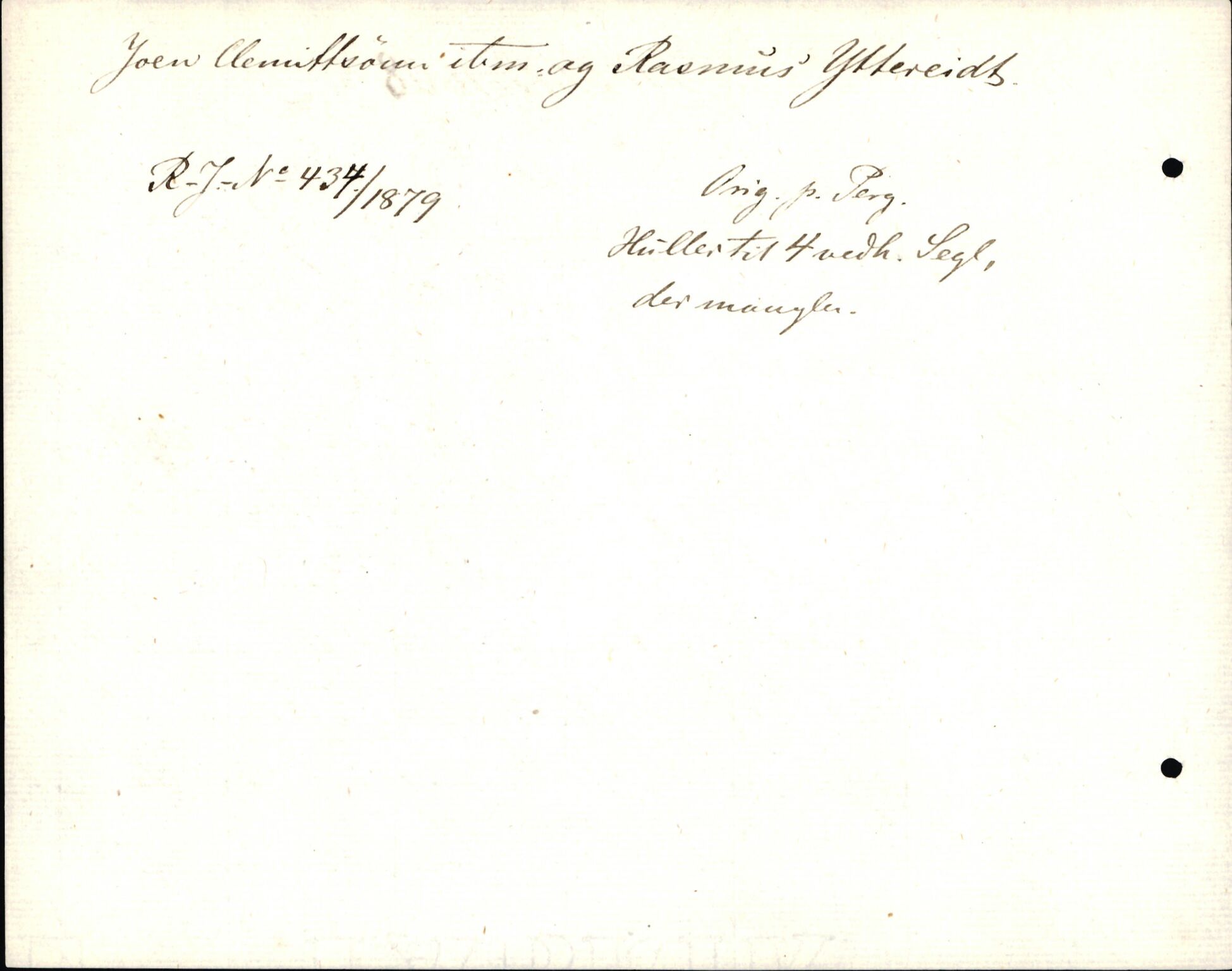 Riksarkivets diplomsamling, AV/RA-EA-5965/F35/F35d/L0002: Innlånte diplomer, seddelregister, 1592-1620, p. 512