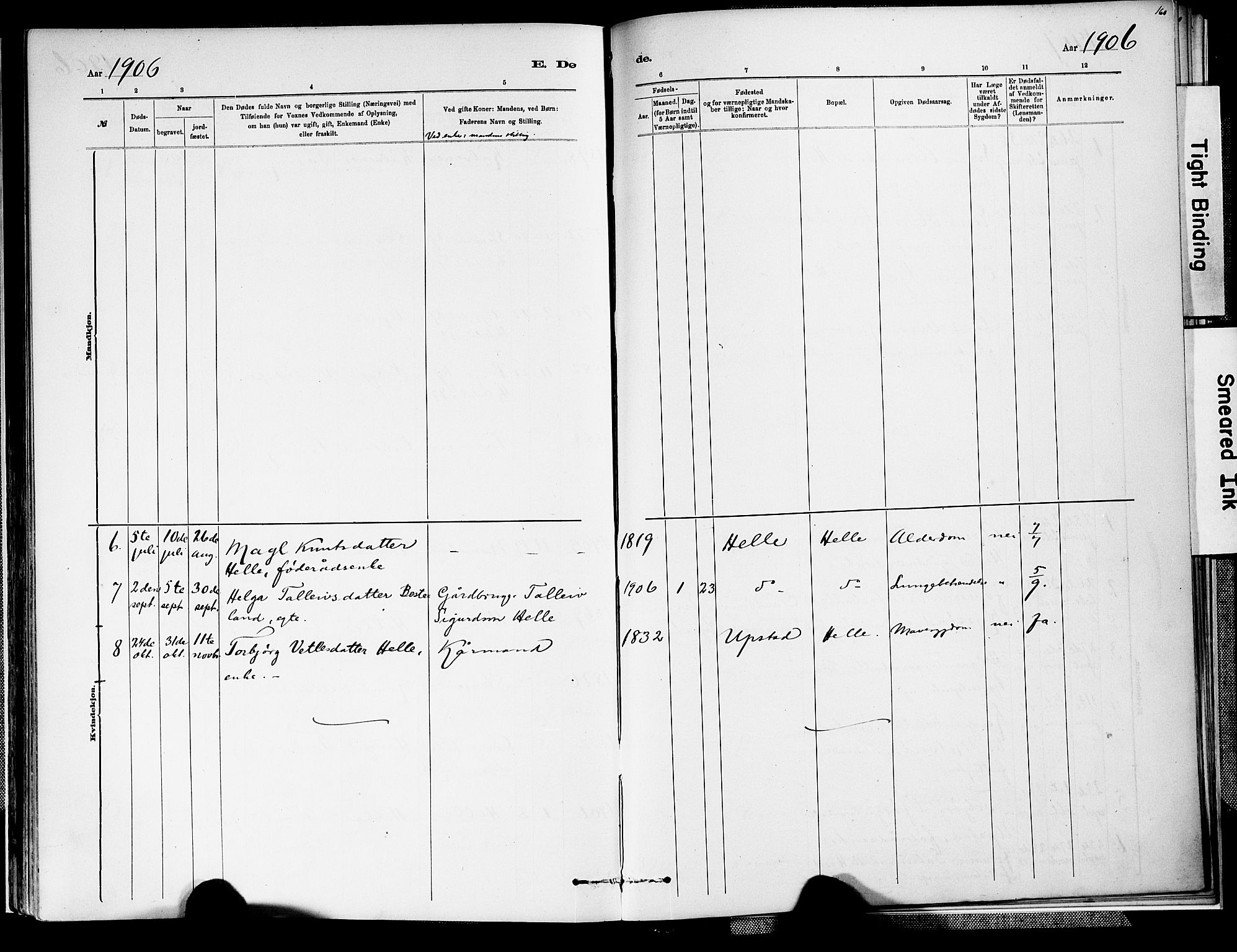 Valle sokneprestkontor, SAK/1111-0044/F/Fa/Fab/L0001: Parish register (official) no. A 1, 1882-1910, p. 160
