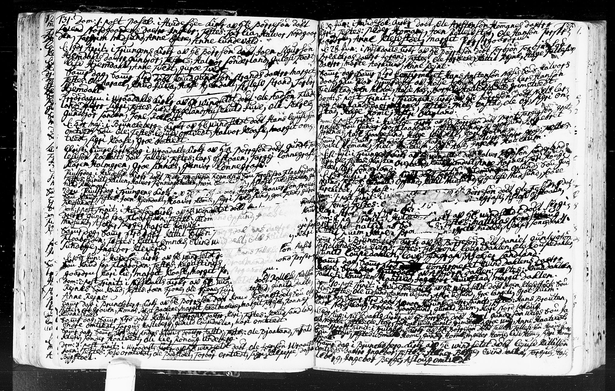 Kviteseid kirkebøker, SAKO/A-276/F/Fa/L0001: Parish register (official) no. I 1, 1754-1773, p. 131-132