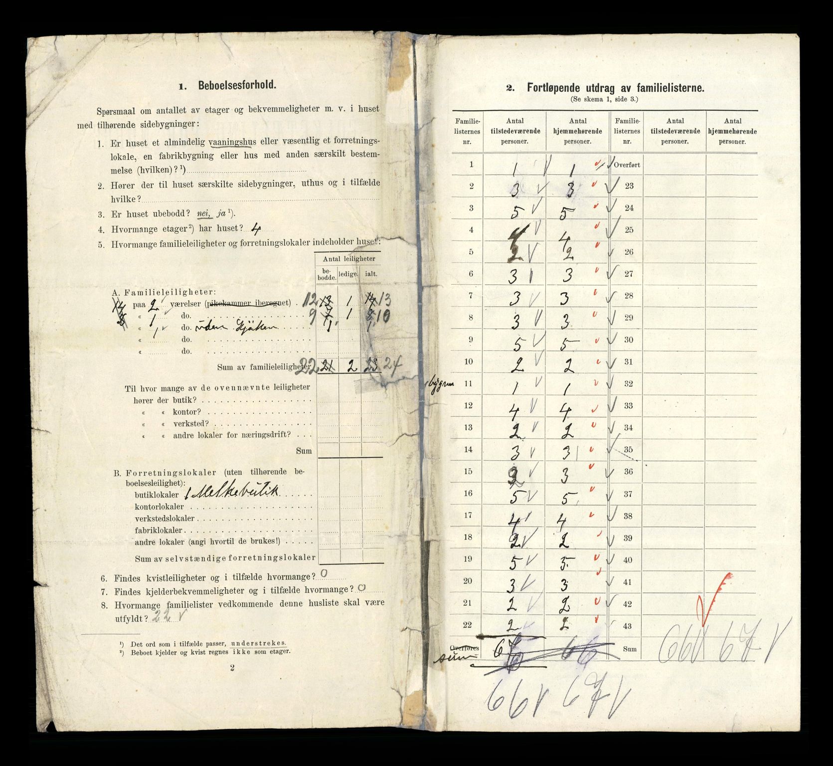 RA, 1910 census for Kristiania, 1910, p. 38262