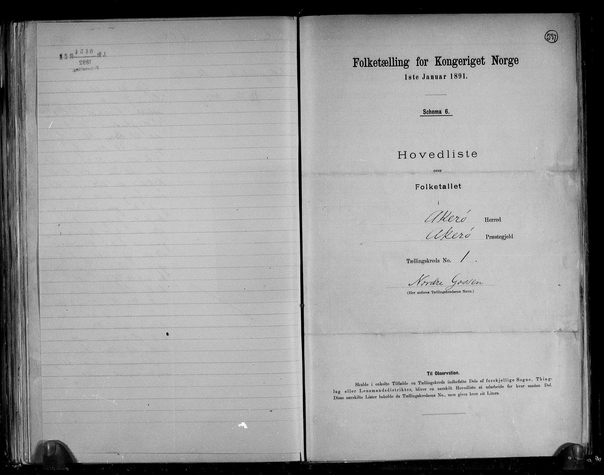 RA, 1891 census for 1545 Aukra, 1891, p. 6