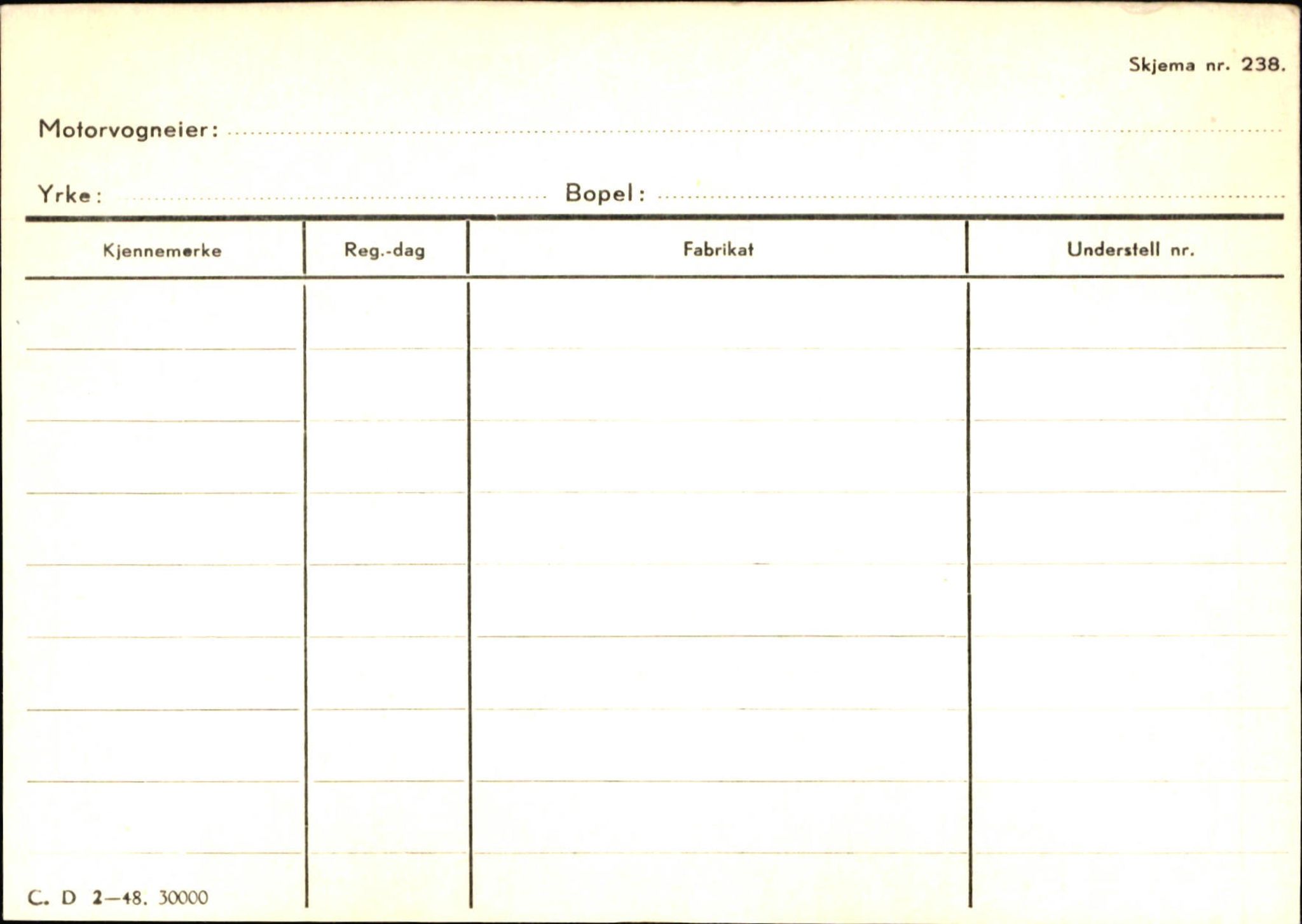 Statens vegvesen, Sogn og Fjordane vegkontor, SAB/A-5301/4/F/L0126: Eigarregister Fjaler M-Å. Leikanger A-Å, 1945-1975, p. 1641