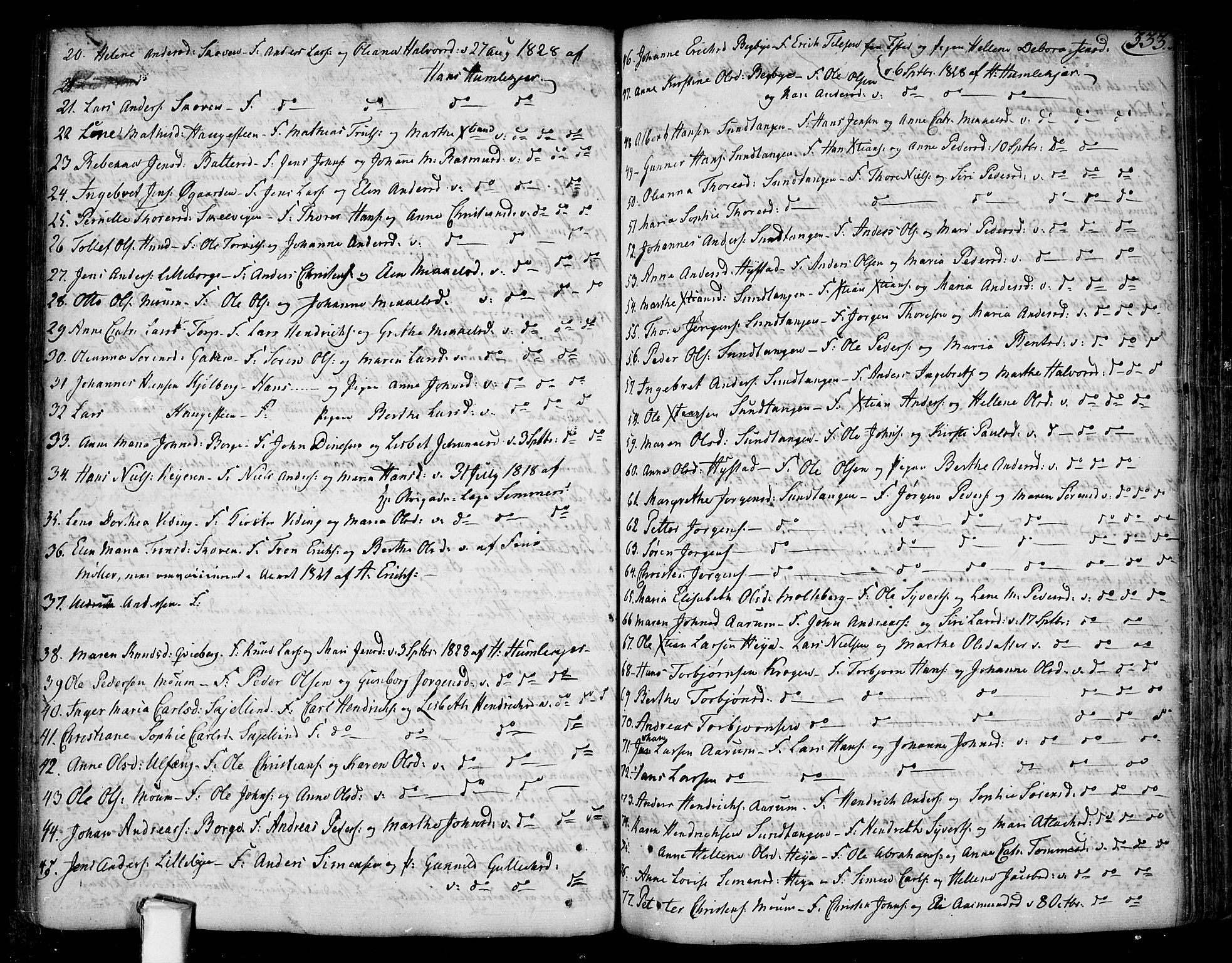 Borge prestekontor Kirkebøker, AV/SAO-A-10903/F/Fa/L0002: Parish register (official) no. I 2, 1791-1817, p. 333