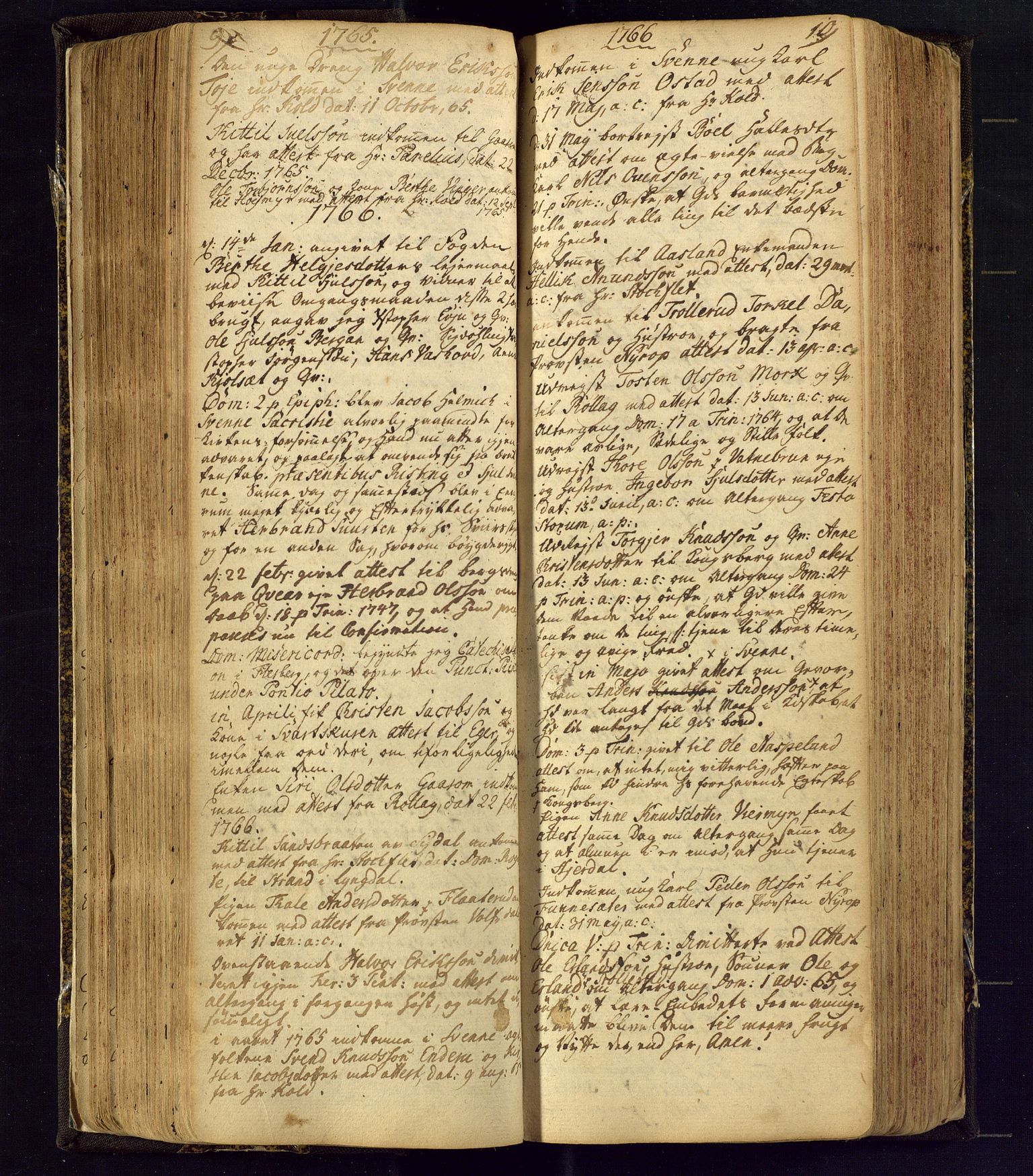 Flesberg kirkebøker, SAKO/A-18/F/Fa/L0002: Parish register (official) no. I 2, 1726-1747, p. 9-10