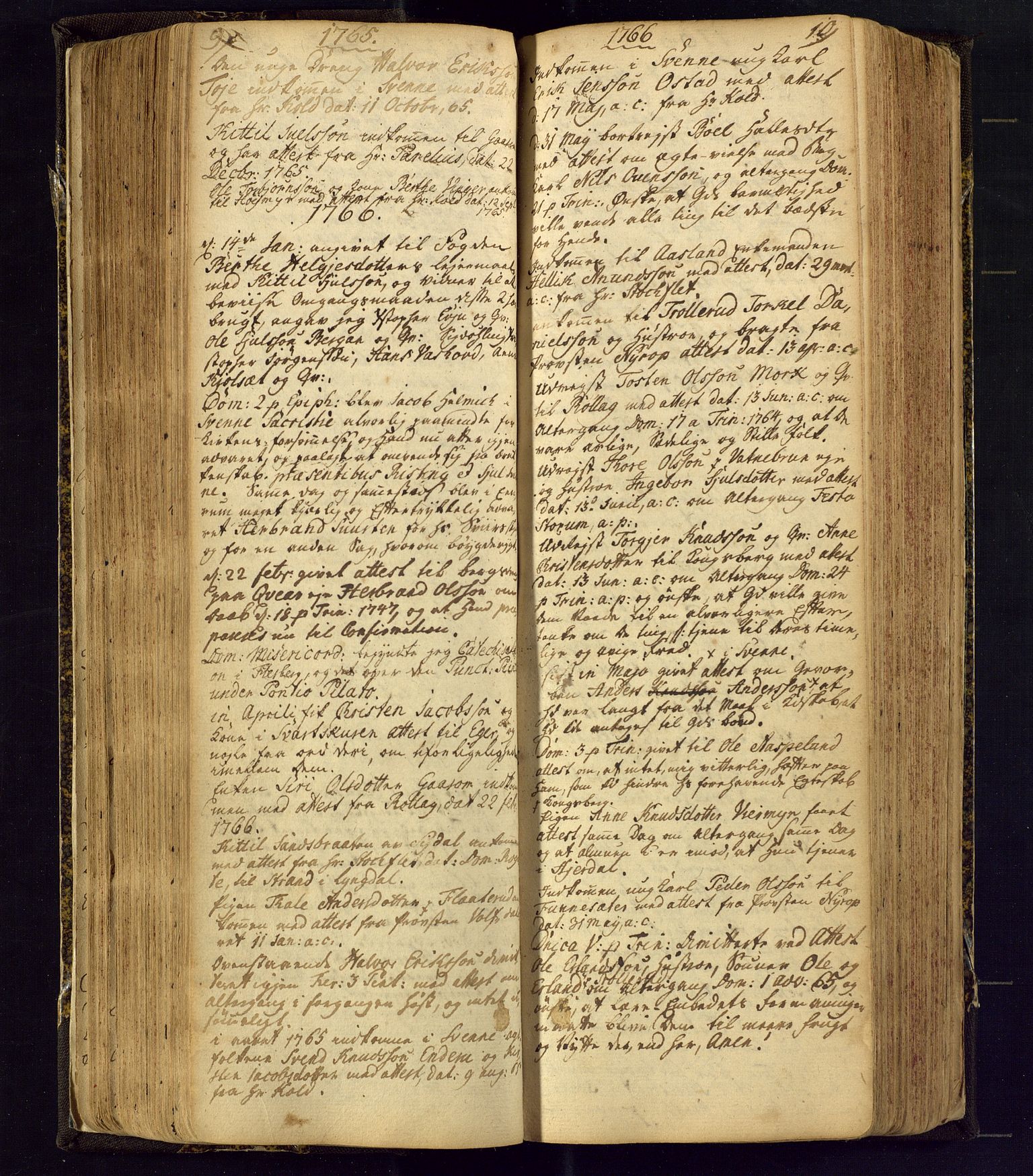 Flesberg kirkebøker, AV/SAKO-A-18/F/Fa/L0002: Parish register (official) no. I 2, 1726-1747, p. 9-10