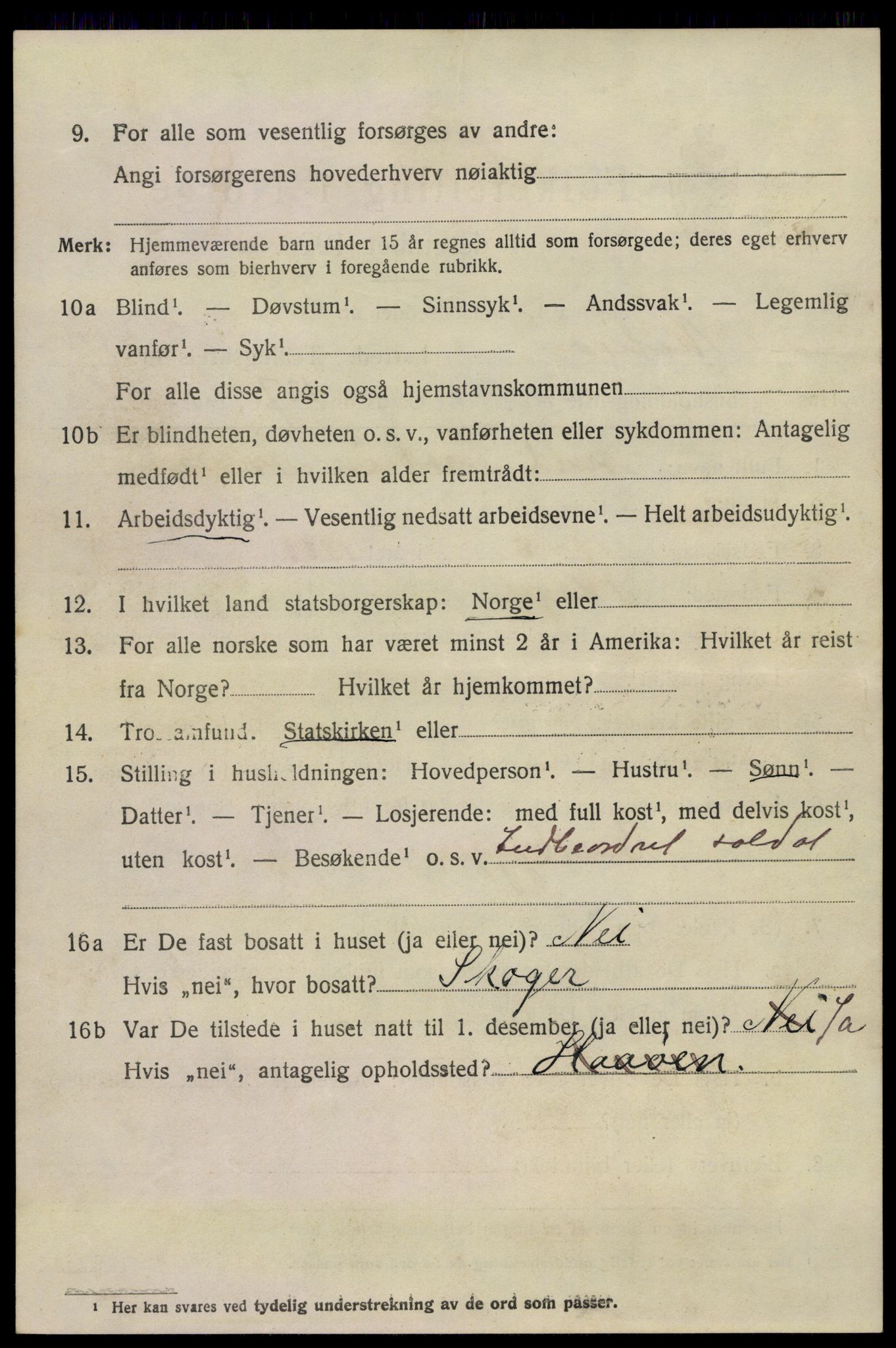 SAKO, 1920 census for Nøtterøy, 1920, p. 14722