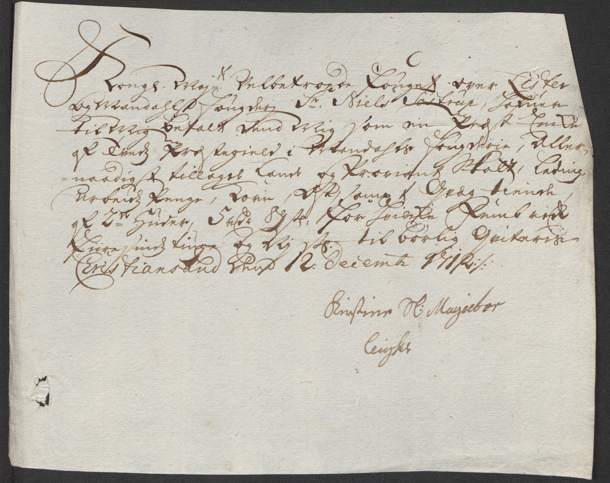 Rentekammeret inntil 1814, Reviderte regnskaper, Fogderegnskap, RA/EA-4092/R43/L2555: Fogderegnskap Lista og Mandal, 1712, p. 210