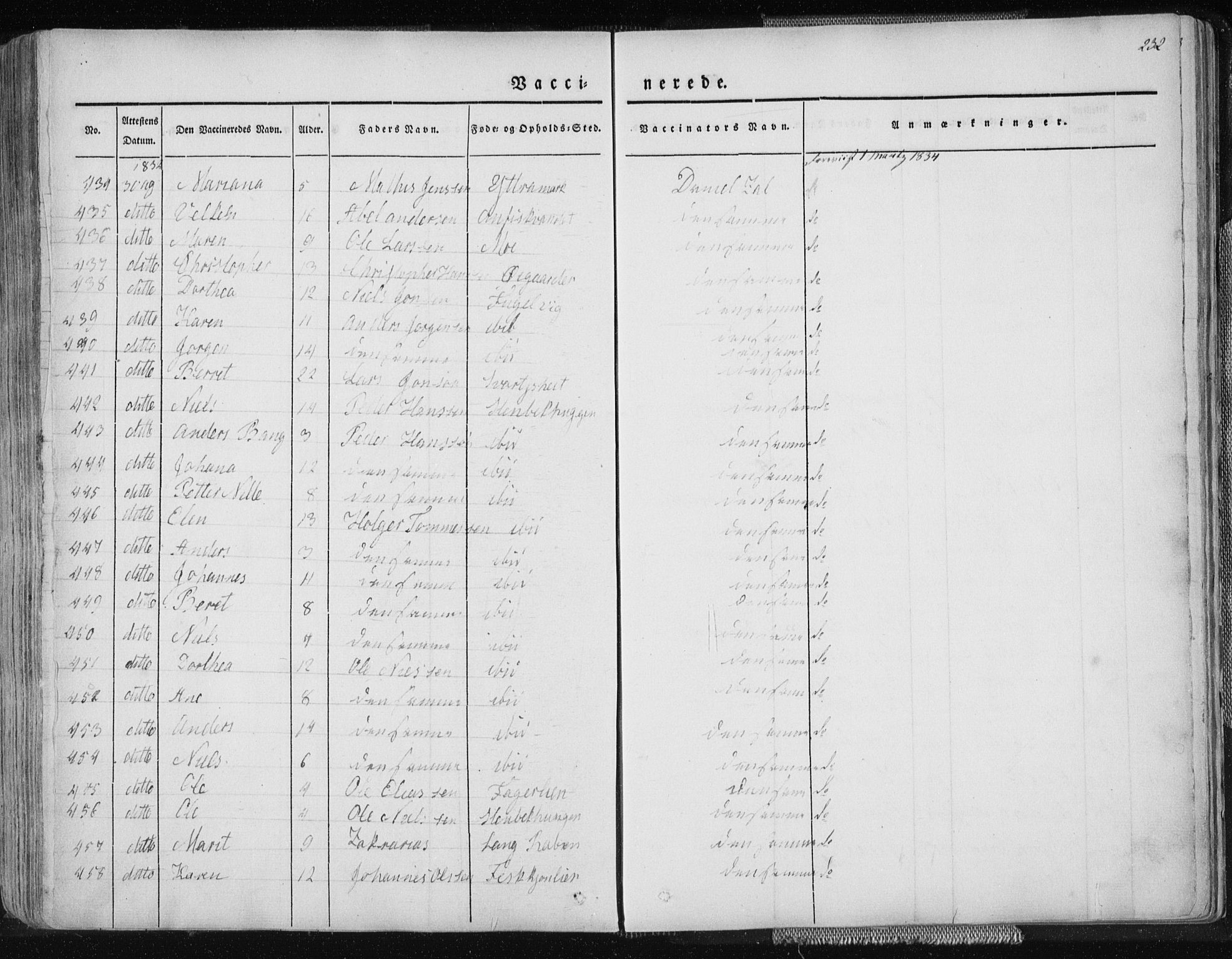 Ministerialprotokoller, klokkerbøker og fødselsregistre - Nordland, AV/SAT-A-1459/827/L0390: Parish register (official) no. 827A02, 1826-1841, p. 232