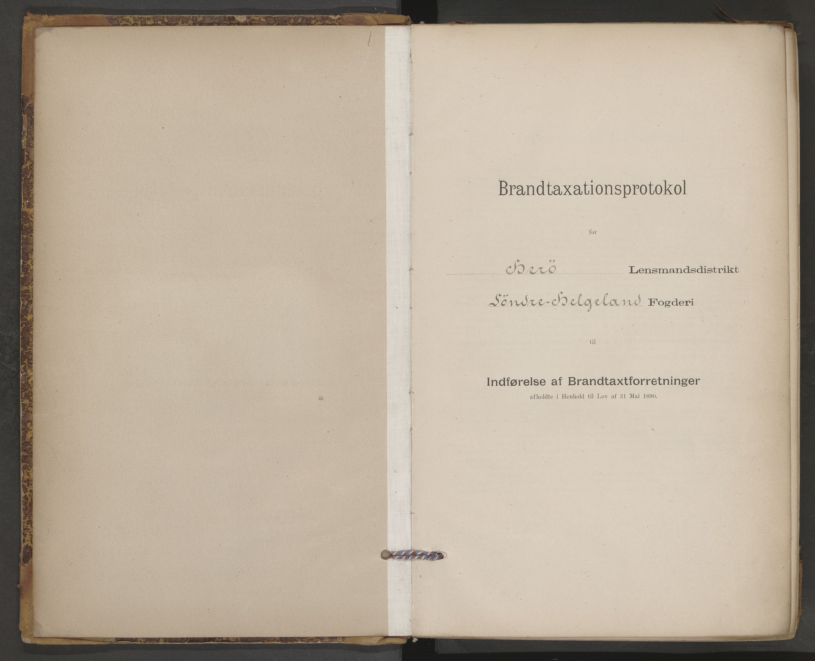 Norges Brannkasse Herøy, AV/SAT-A-5570/Fb/L0001: Branntakstprotokoll - skjema, 1894-1904