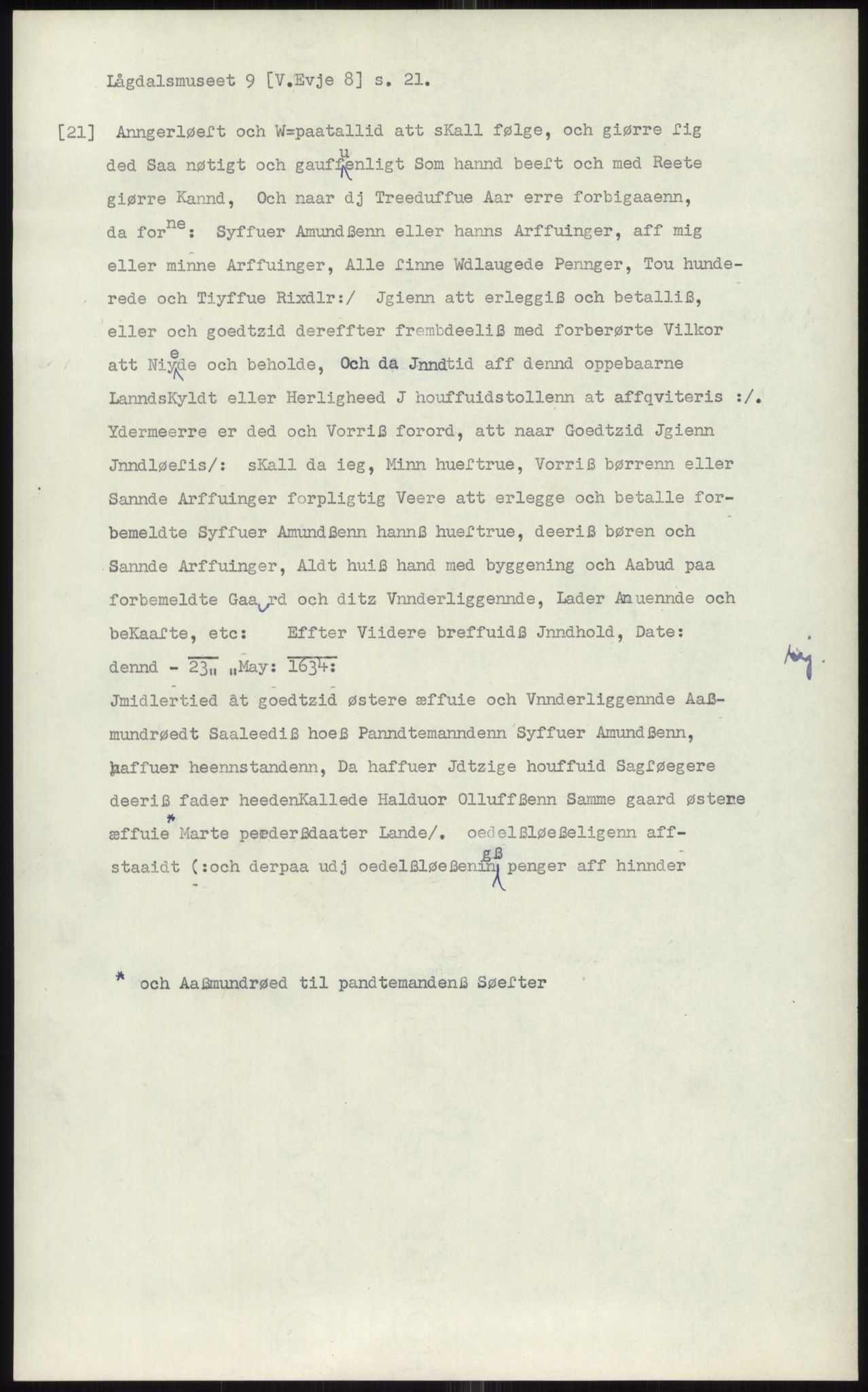 Samlinger til kildeutgivelse, Diplomavskriftsamlingen, AV/RA-EA-4053/H/Ha, p. 1124