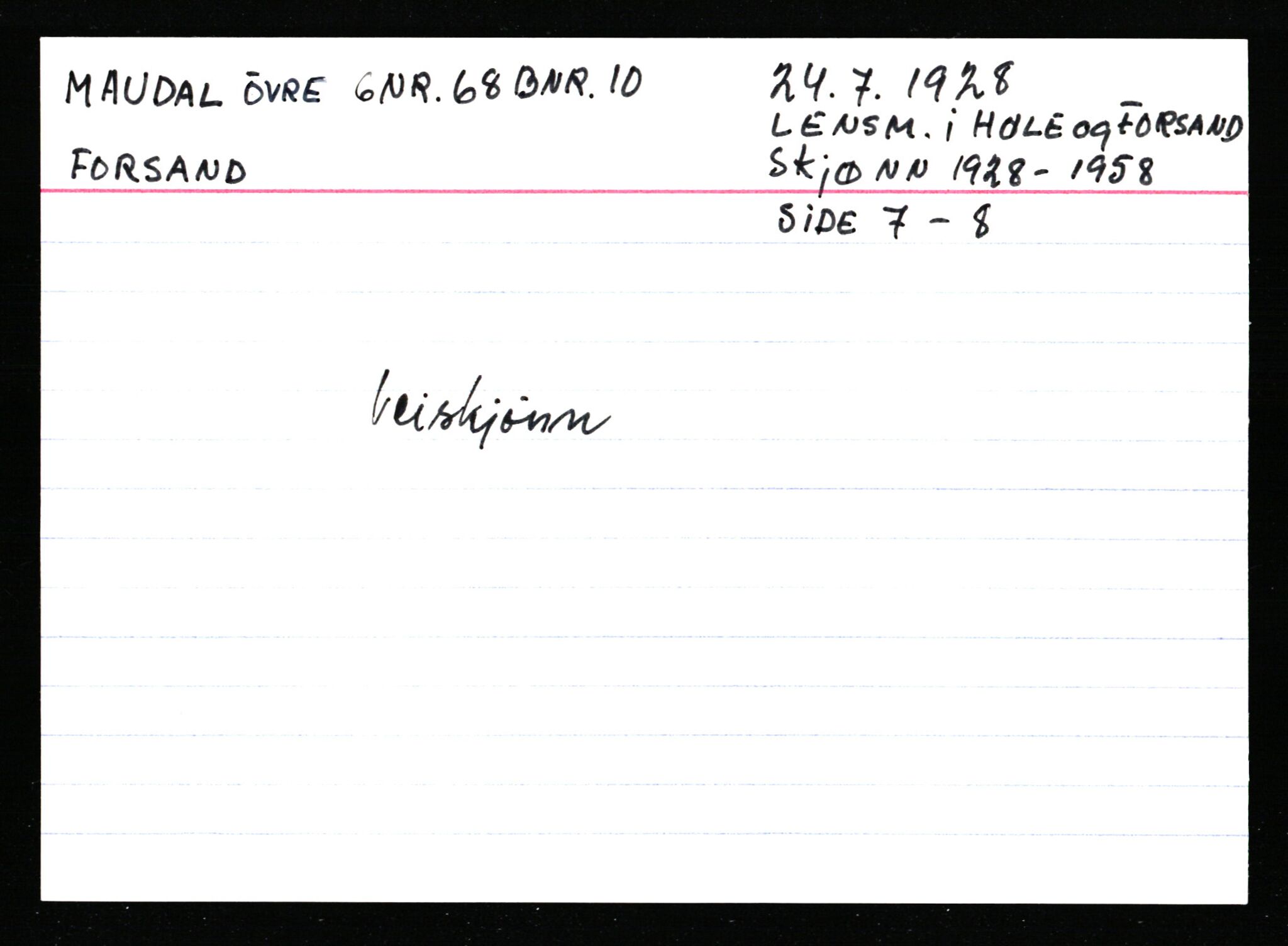 Statsarkivet i Stavanger, AV/SAST-A-101971/03/Y/Ym/L0037: Åstedskort sortert etter gårdsnavn: Lædre - Mauland, 1600-1950, p. 686