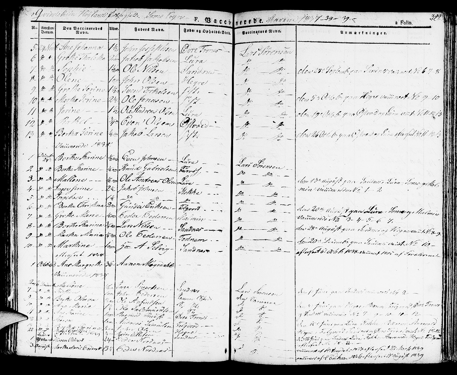 Høyland sokneprestkontor, AV/SAST-A-101799/001/30BA/L0007: Parish register (official) no. A 7 /2, 1825-1841, p. 399