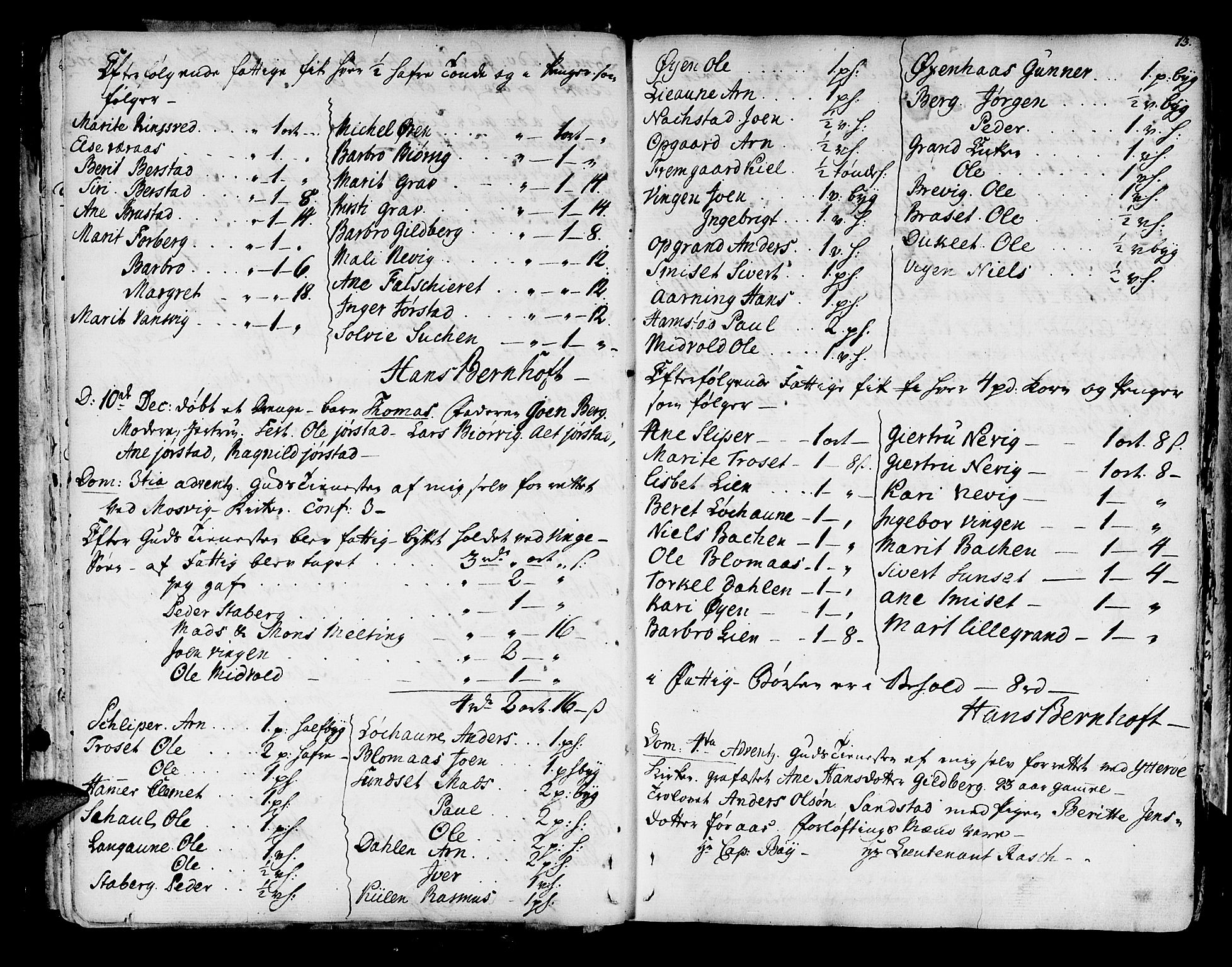 Ministerialprotokoller, klokkerbøker og fødselsregistre - Nord-Trøndelag, SAT/A-1458/722/L0216: Parish register (official) no. 722A03, 1756-1816, p. 13