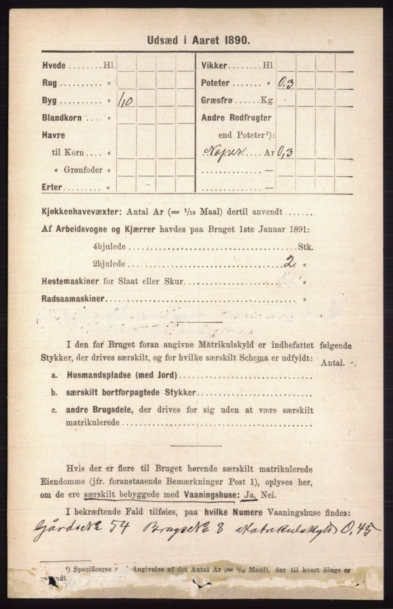 RA, 1891 census for 0438 Lille Elvedalen, 1891, p. 4645