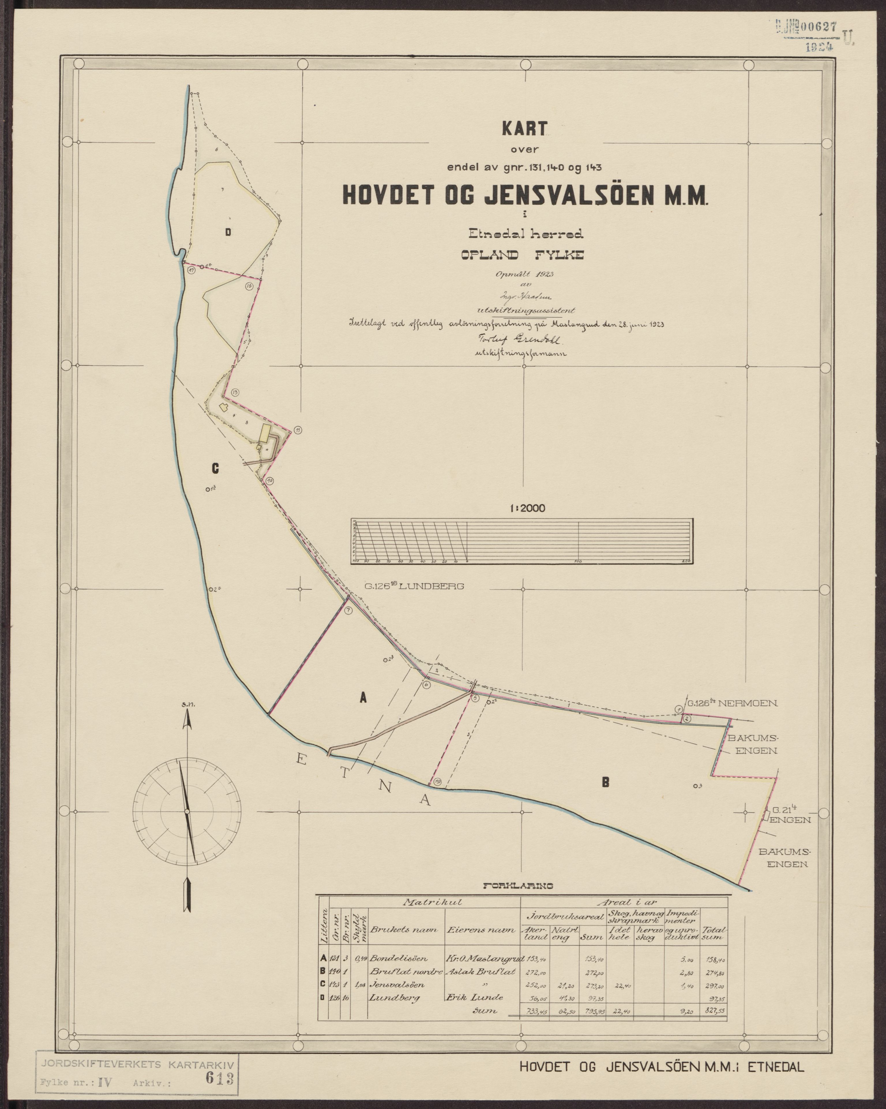 Jordskifteverkets kartarkiv, AV/RA-S-3929/T, 1859-1988, p. 767