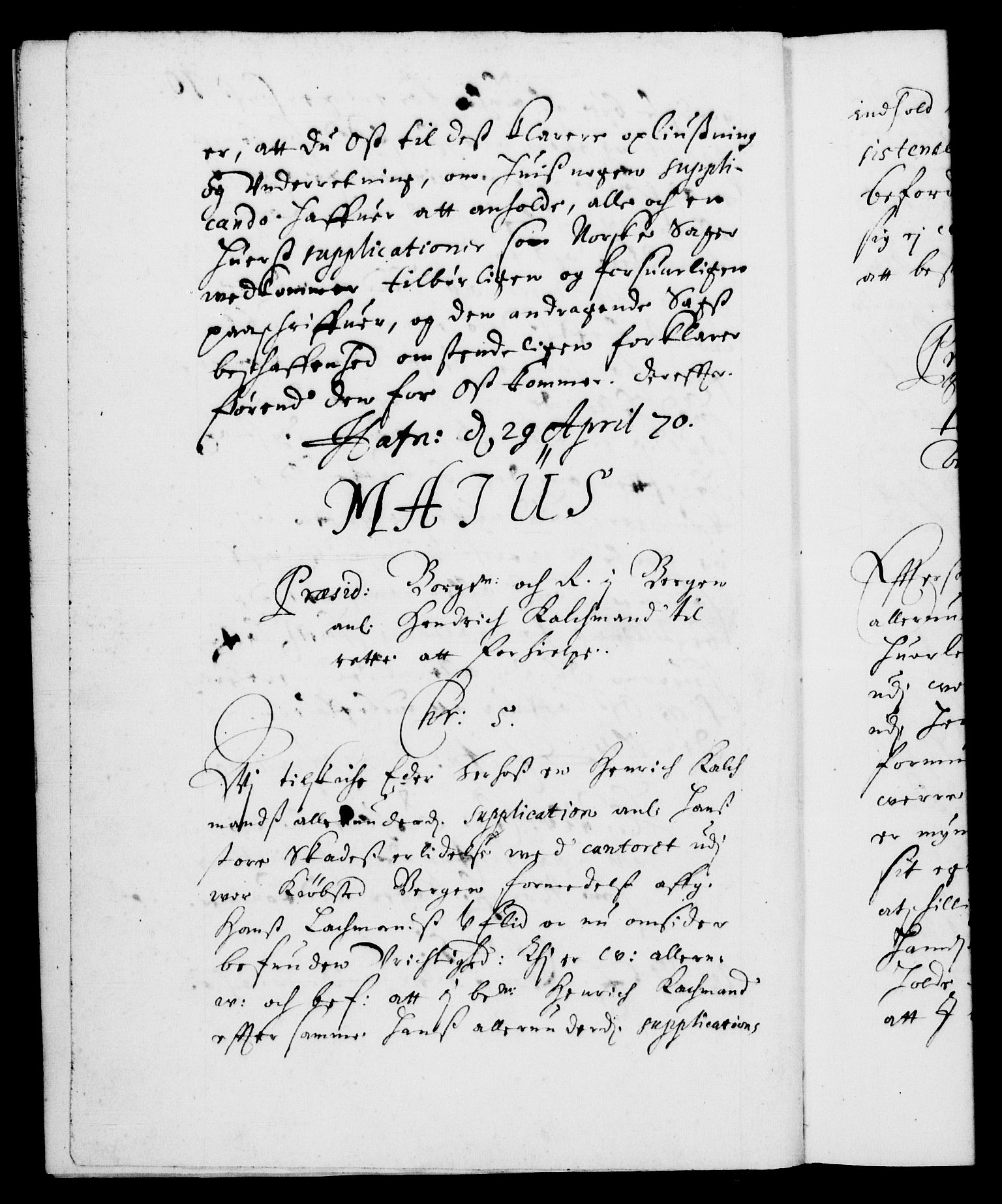 Danske Kanselli 1572-1799, RA/EA-3023/F/Fc/Fca/Fcab/L0012: Norske tegnelser (mikrofilm), 1670-1683, p. 10b
