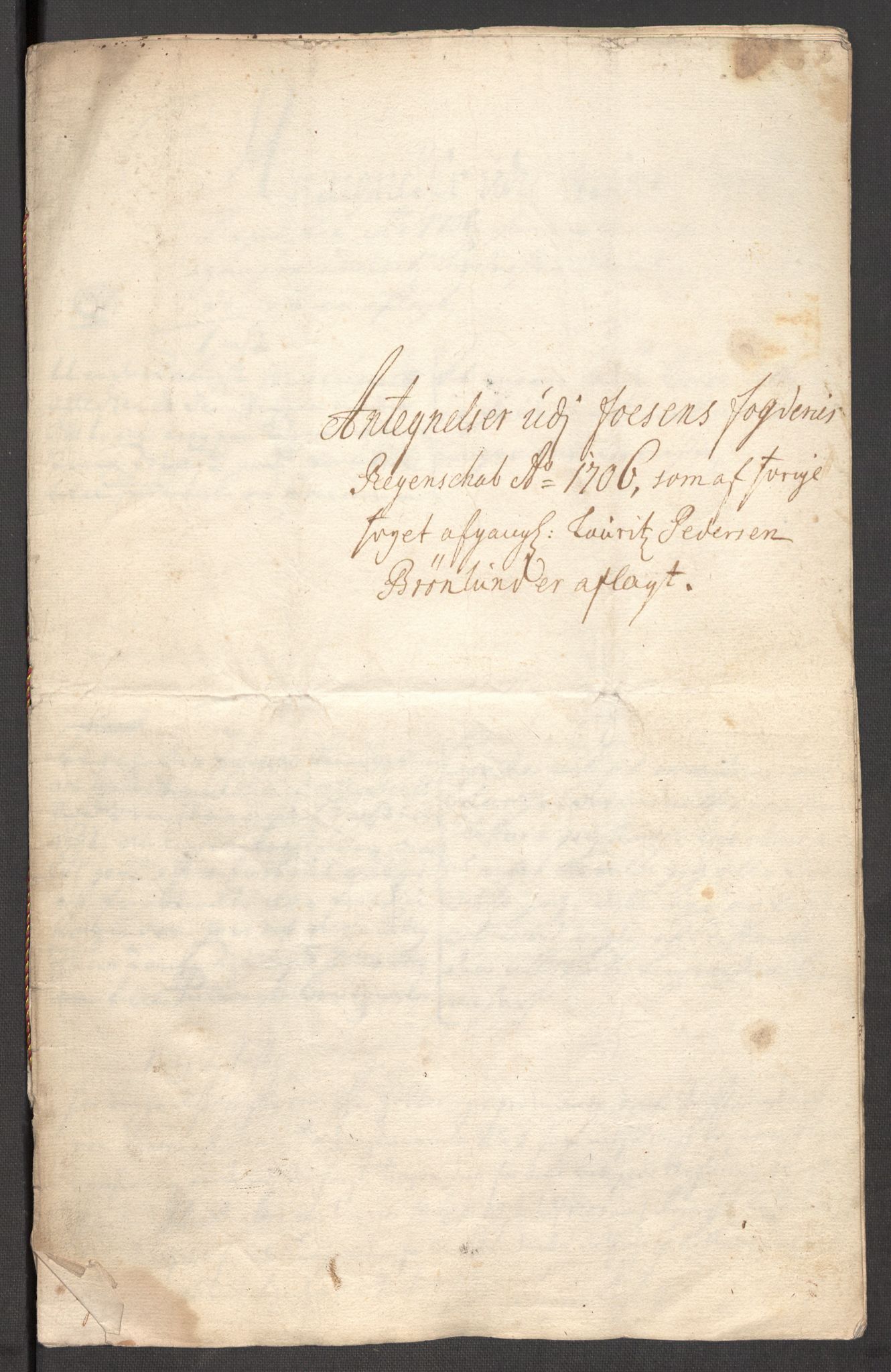 Rentekammeret inntil 1814, Reviderte regnskaper, Fogderegnskap, RA/EA-4092/R57/L3857: Fogderegnskap Fosen, 1706-1707, p. 175