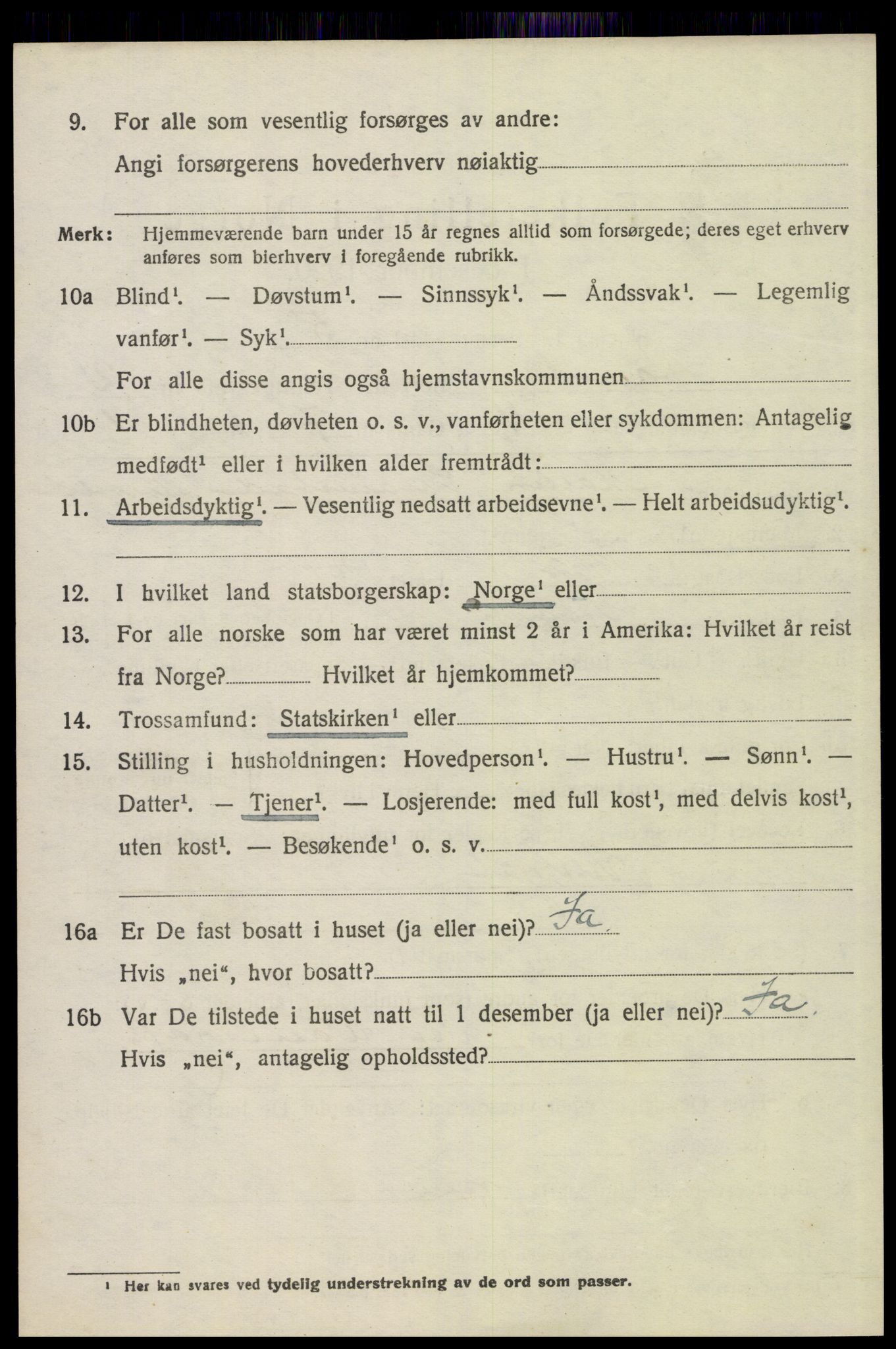 SAH, 1920 census for Åmot, 1920, p. 2098
