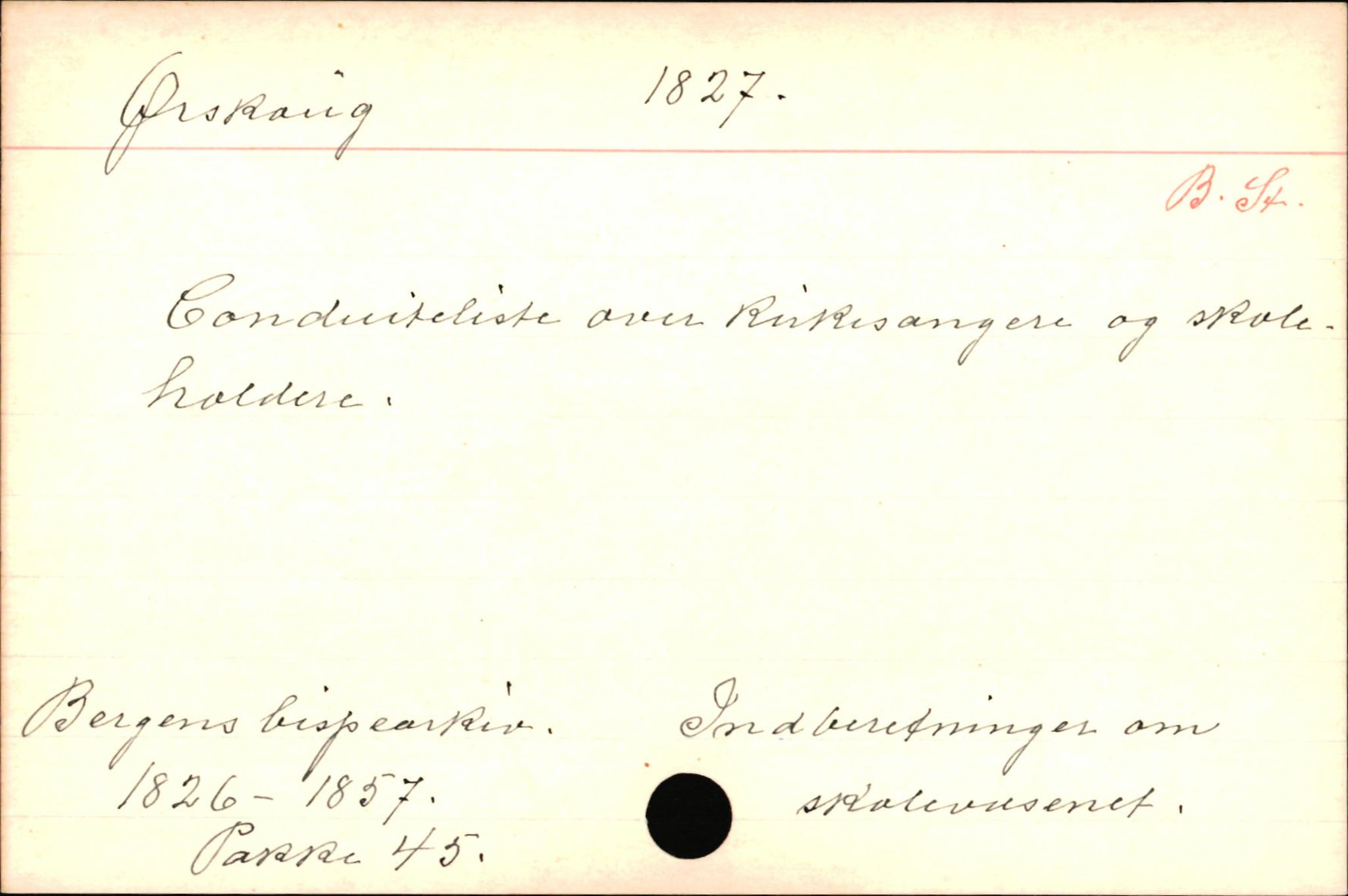 Haugen, Johannes - lærer, AV/SAB-SAB/PA-0036/01/L0001: Om klokkere og lærere, 1521-1904, p. 11136