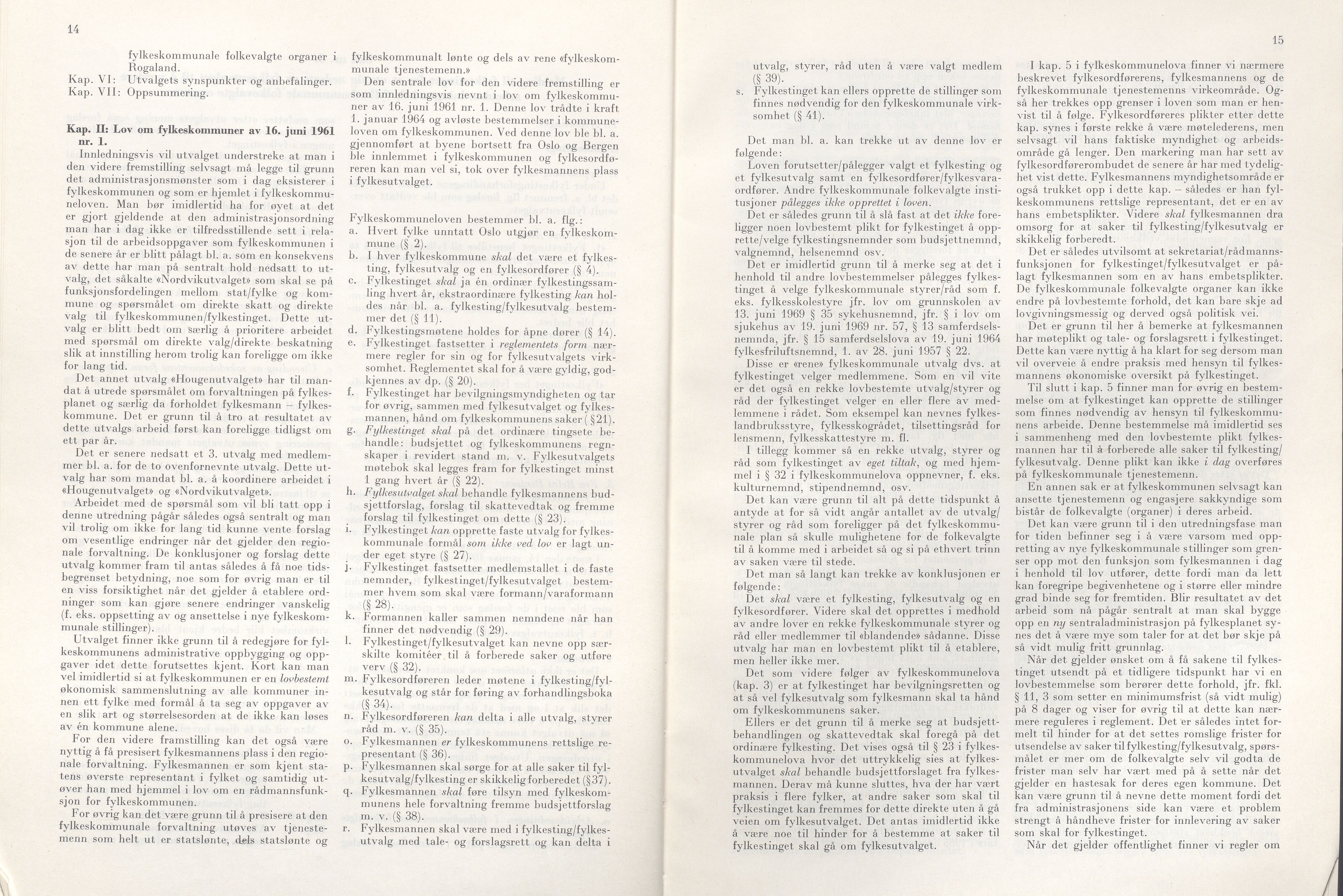 Rogaland fylkeskommune - Fylkesrådmannen , IKAR/A-900/A/Aa/Aaa/L0092: Møtebok , 1972, p. 14-15