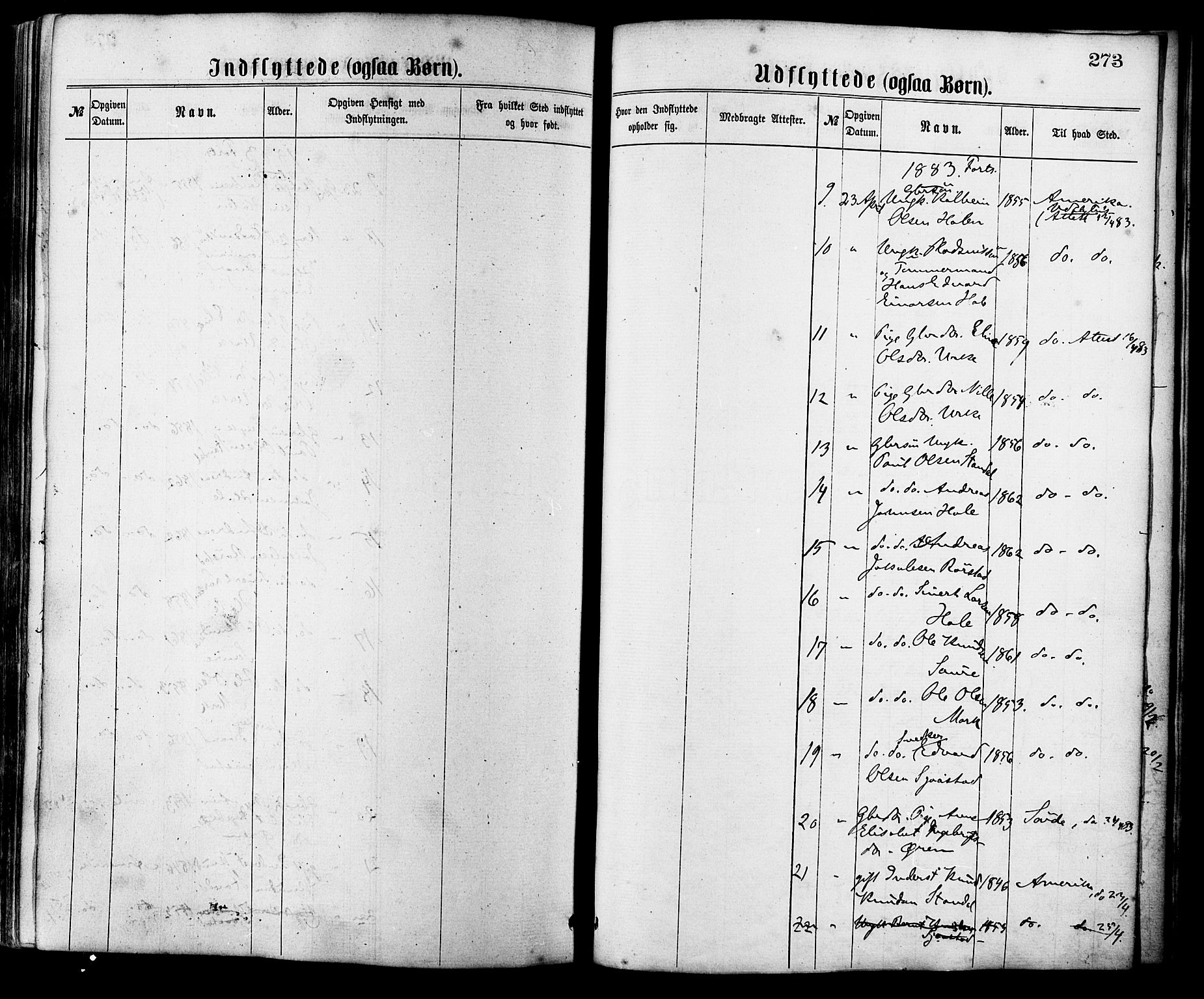 Ministerialprotokoller, klokkerbøker og fødselsregistre - Møre og Romsdal, SAT/A-1454/515/L0210: Parish register (official) no. 515A06, 1868-1885, p. 273