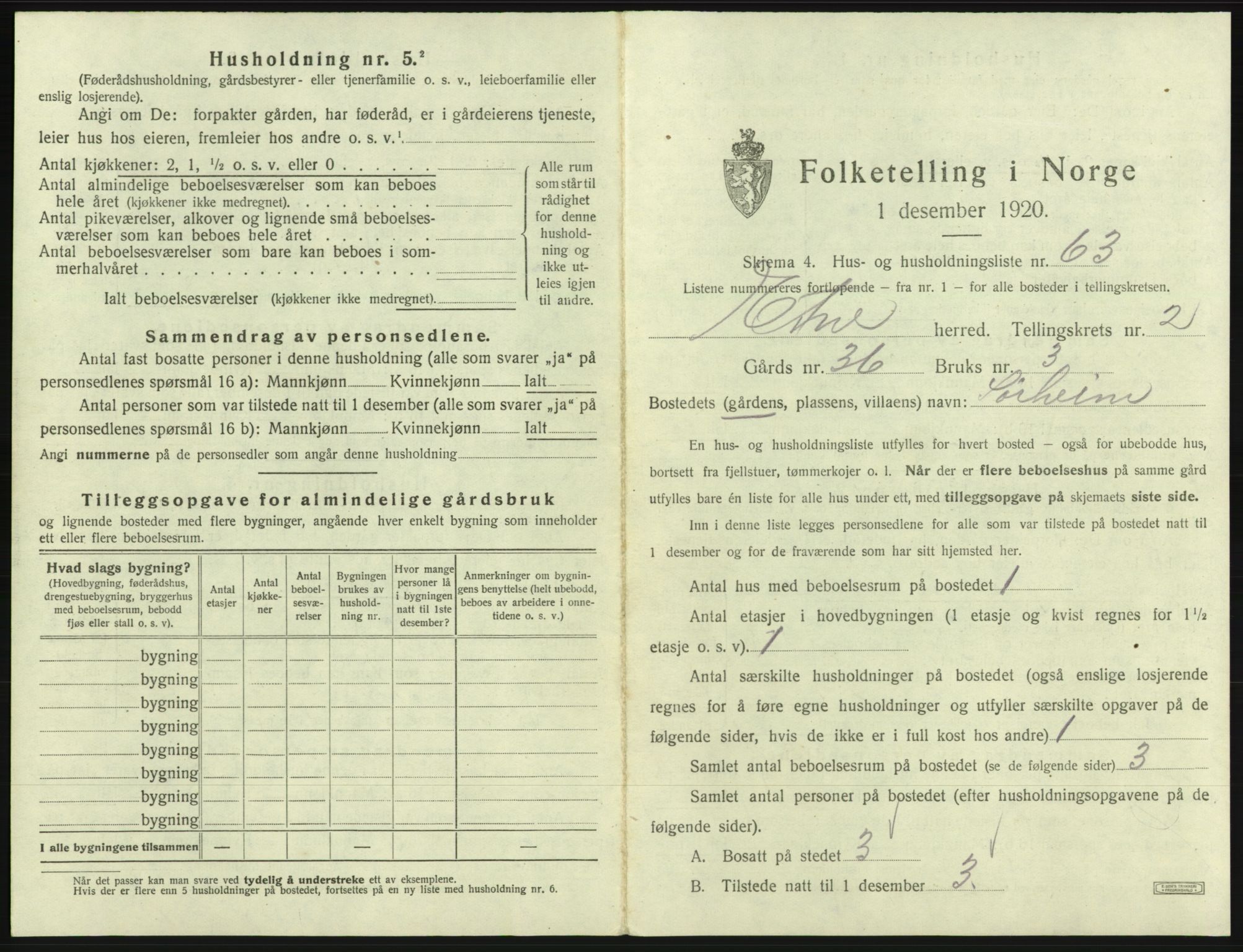 SAB, 1920 census for Etne, 1920, p. 200